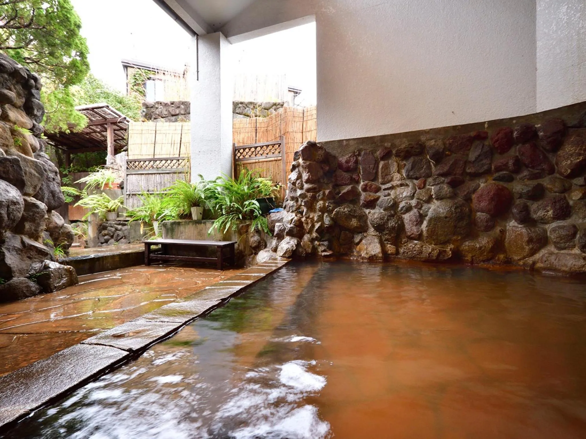 Hot Spring Bath in Kannawa Yunoka
