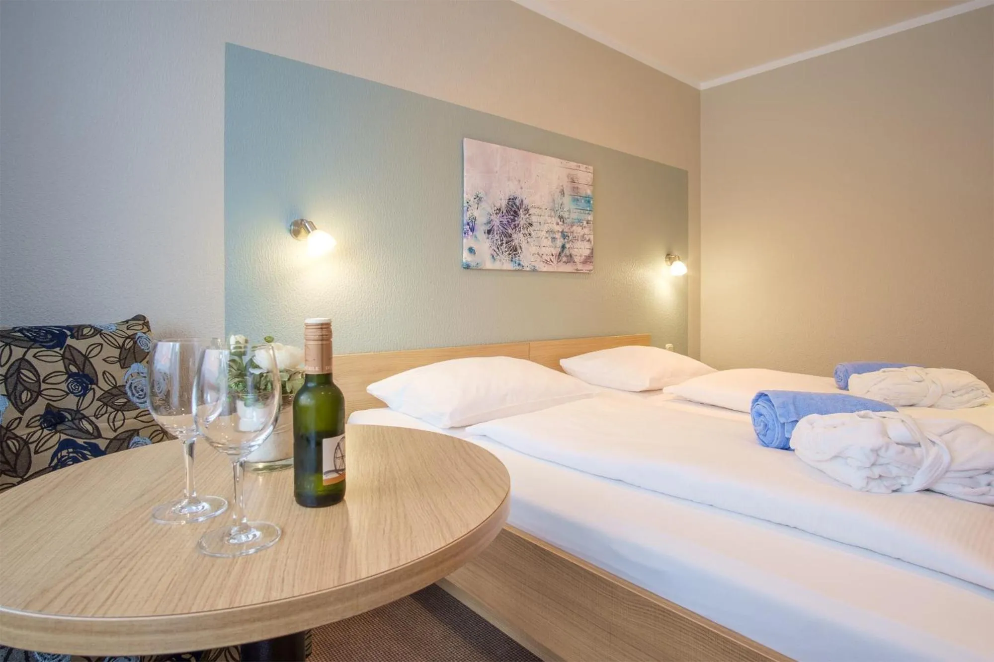 Bed in Hotel & Restaurant Prüser´s Gasthof