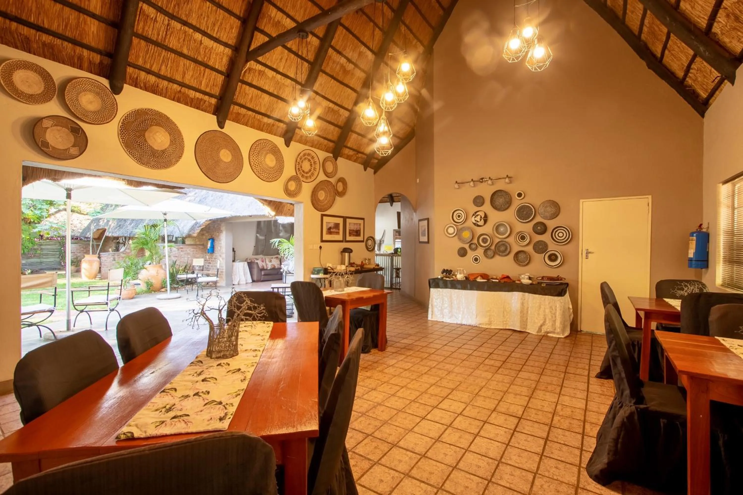 Dining area in Nguni Lodge