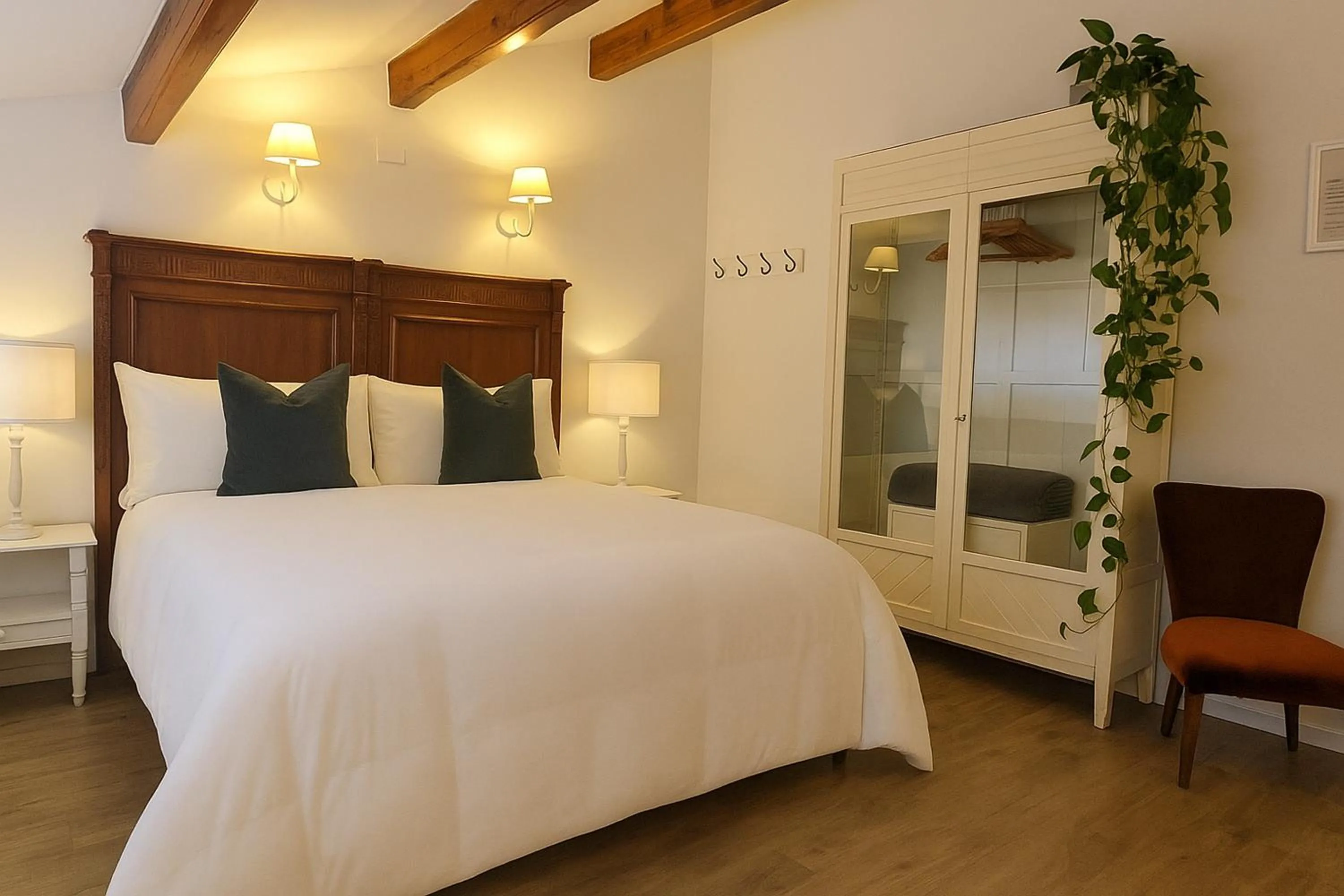 Bed in Panorama Guest House