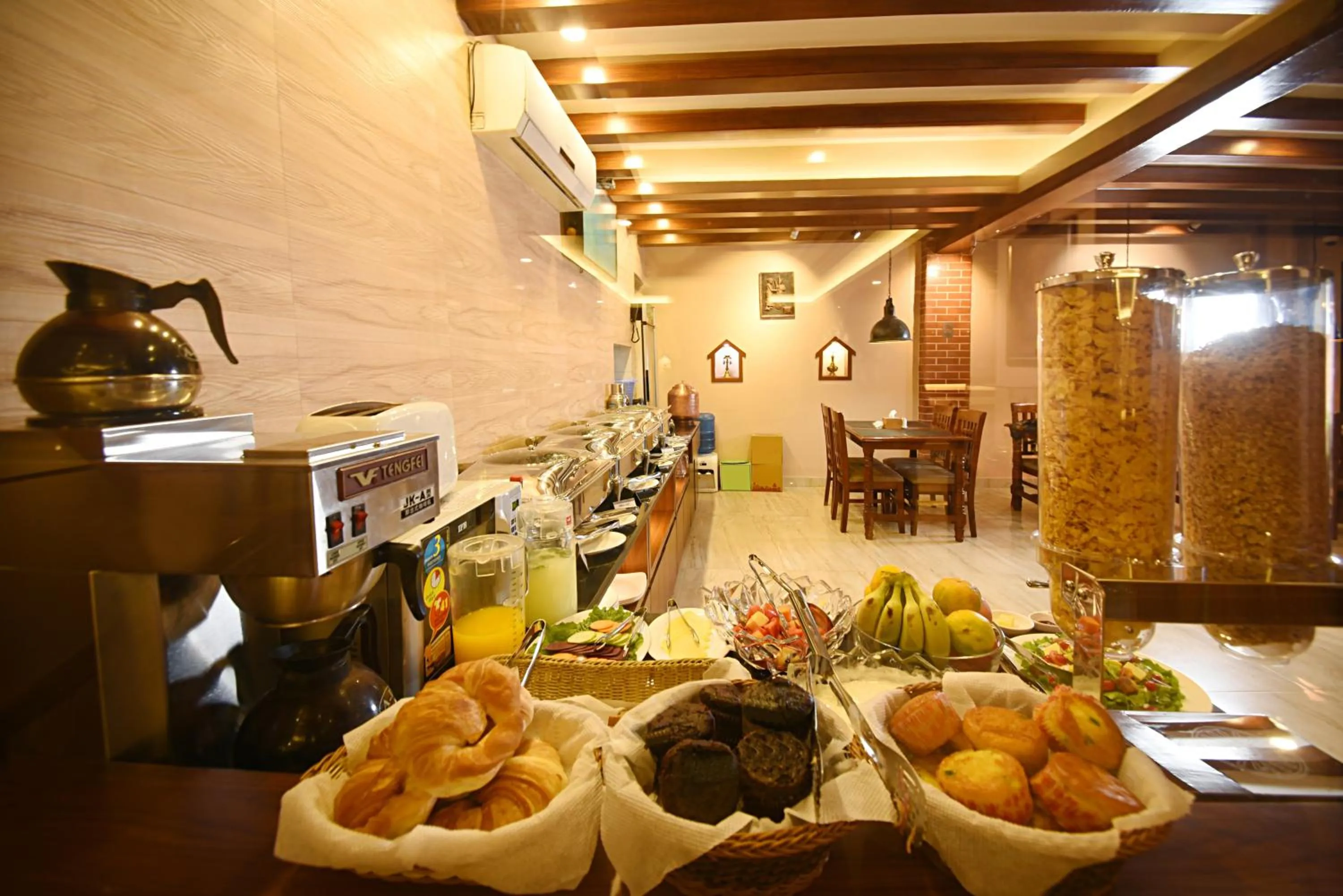 Buffet breakfast in Kumari Boutique Hotel