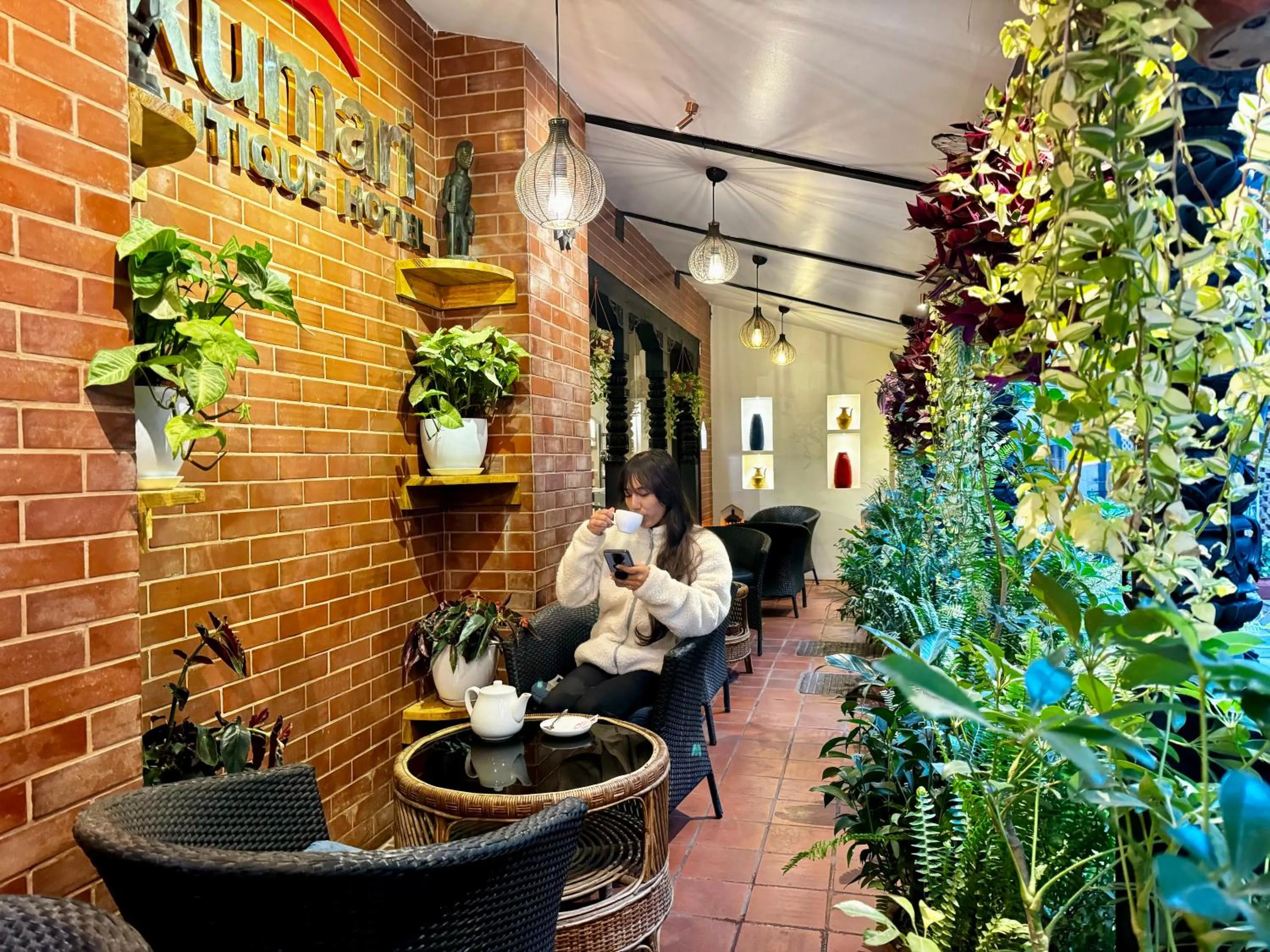 Patio in Kumari Boutique Hotel