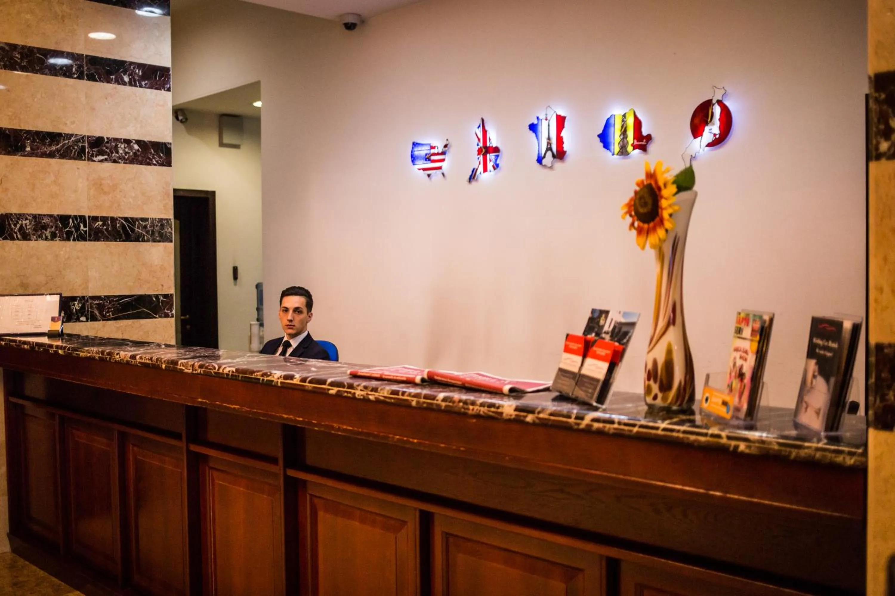 Lobby or reception in Grand Hotel