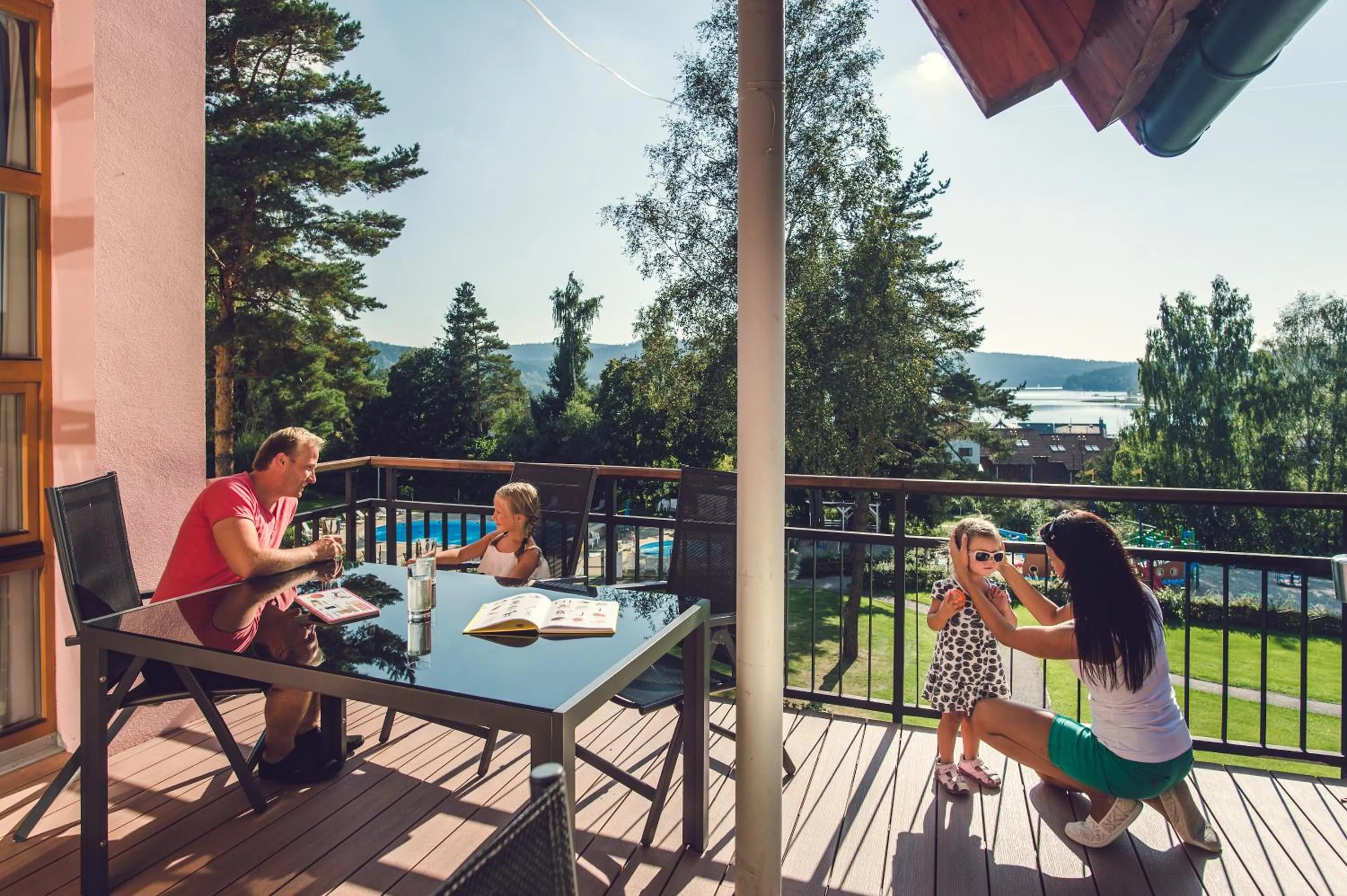 Balcony/Terrace in Lipno Lake Resort