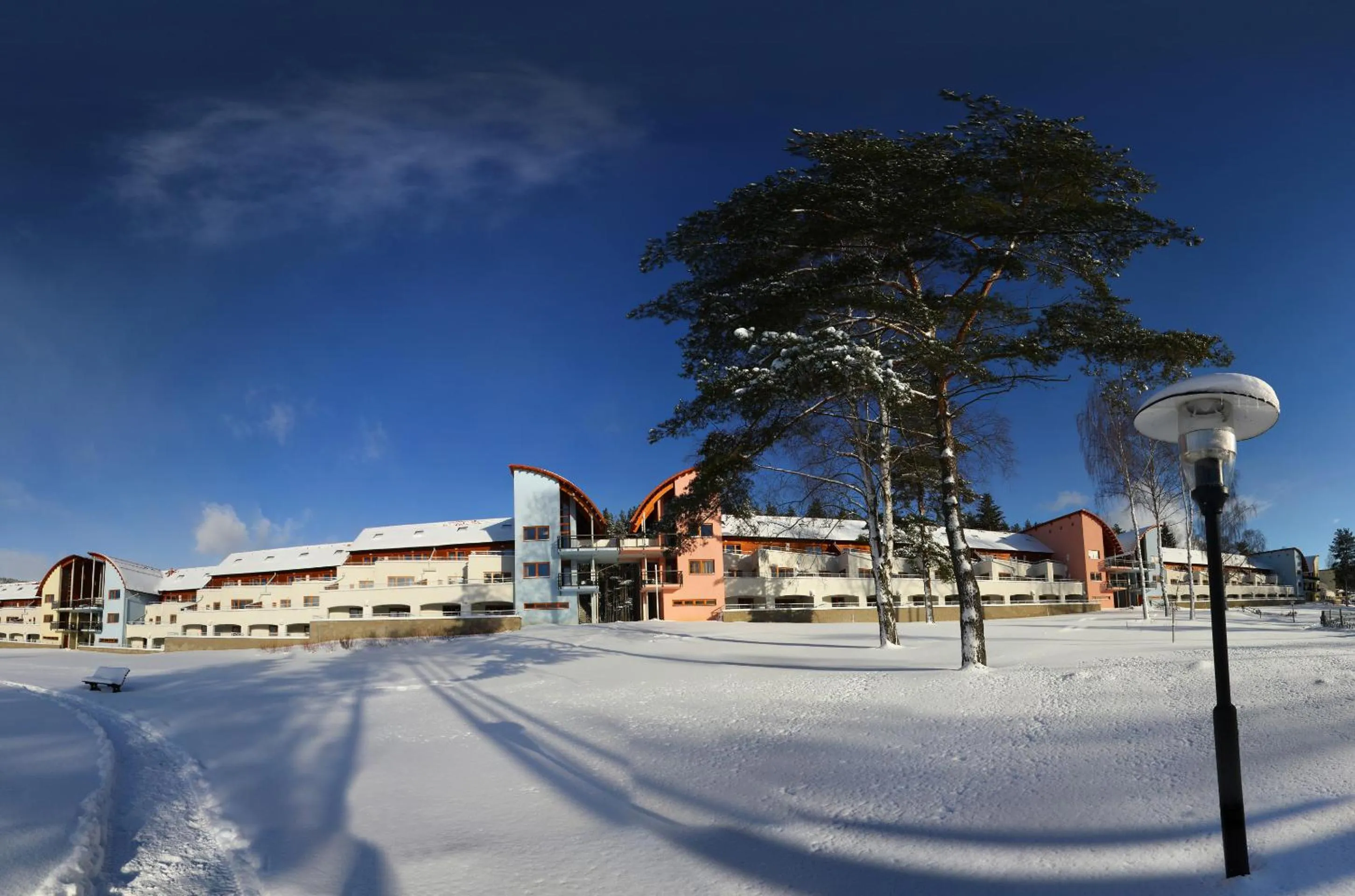 Facade/entrance in Lipno Lake Resort