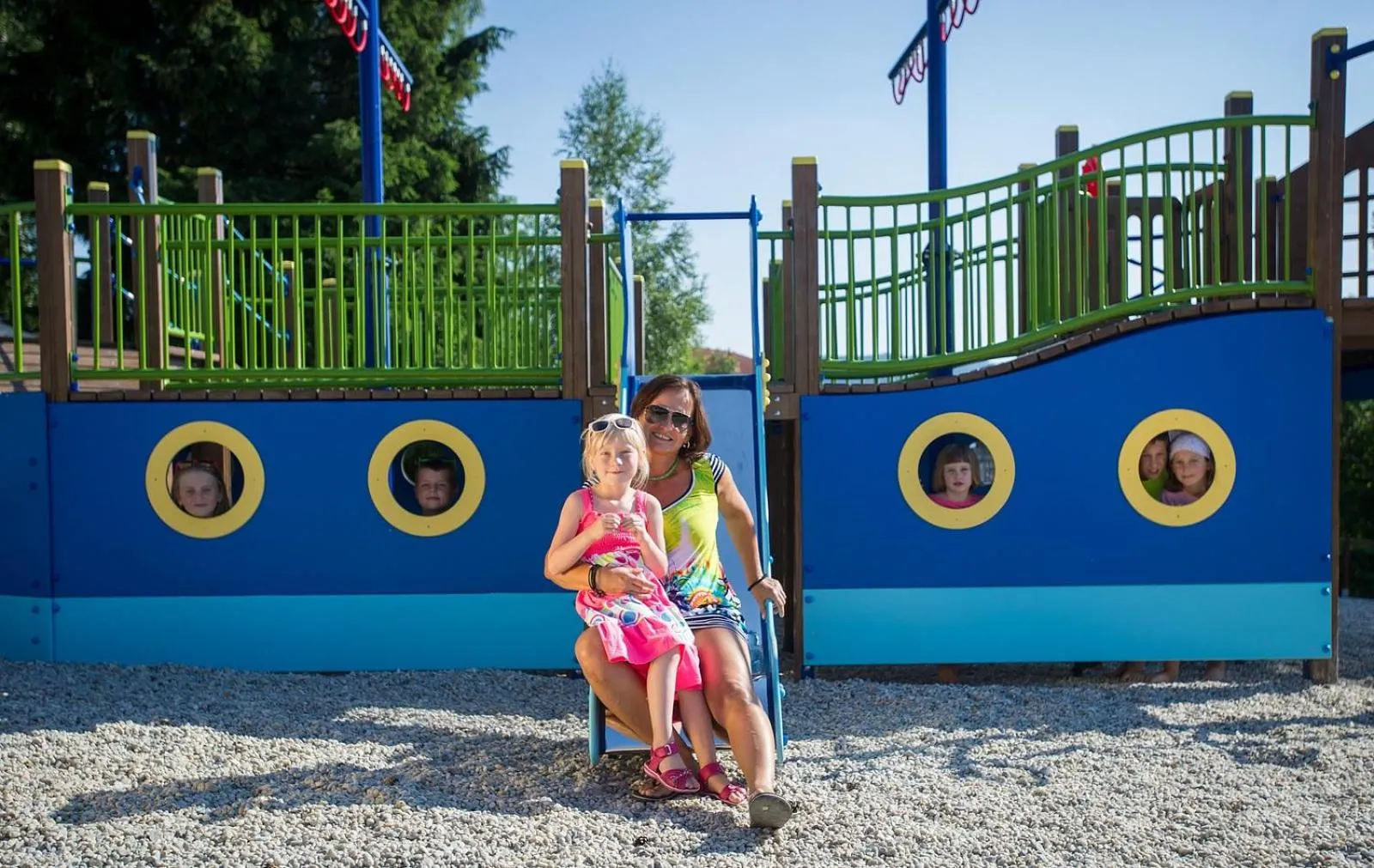 Children play ground in Lipno Lake Resort