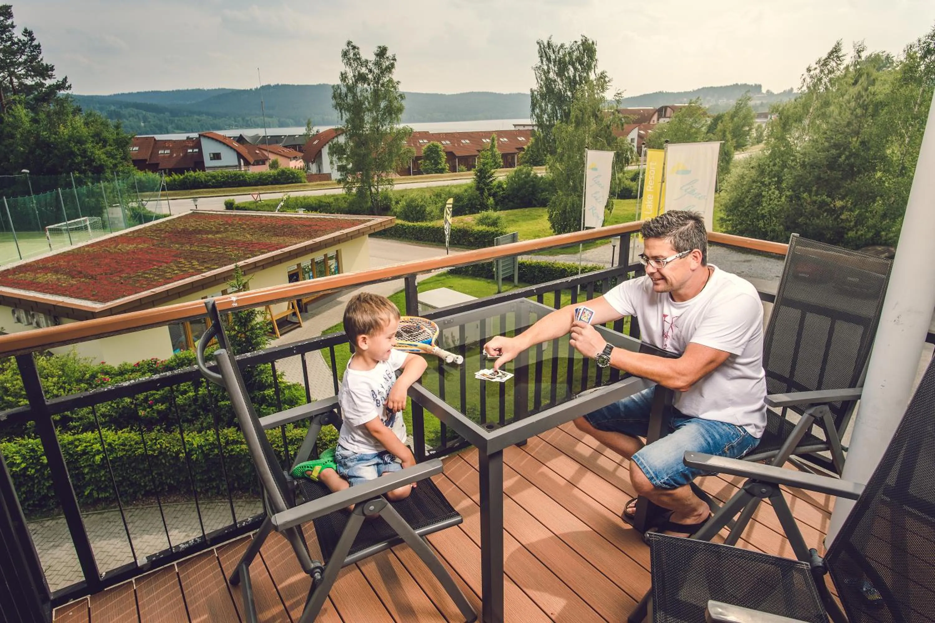 Balcony/Terrace in Lipno Lake Resort