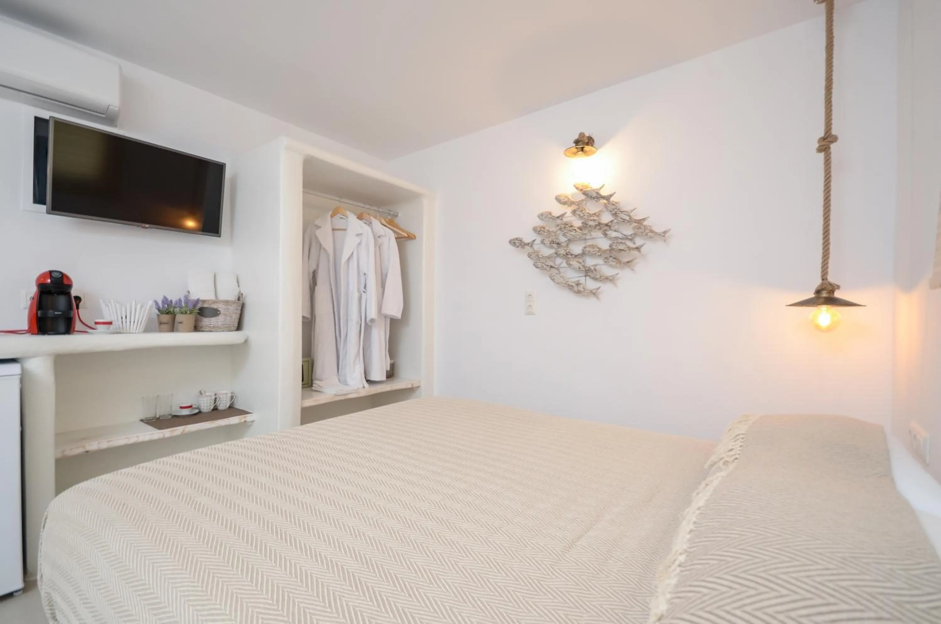 Bed in Blue Sky Summer