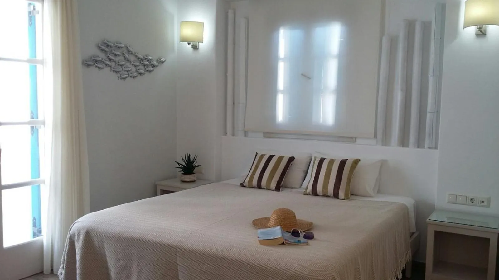 Bed in Blue Sky Summer