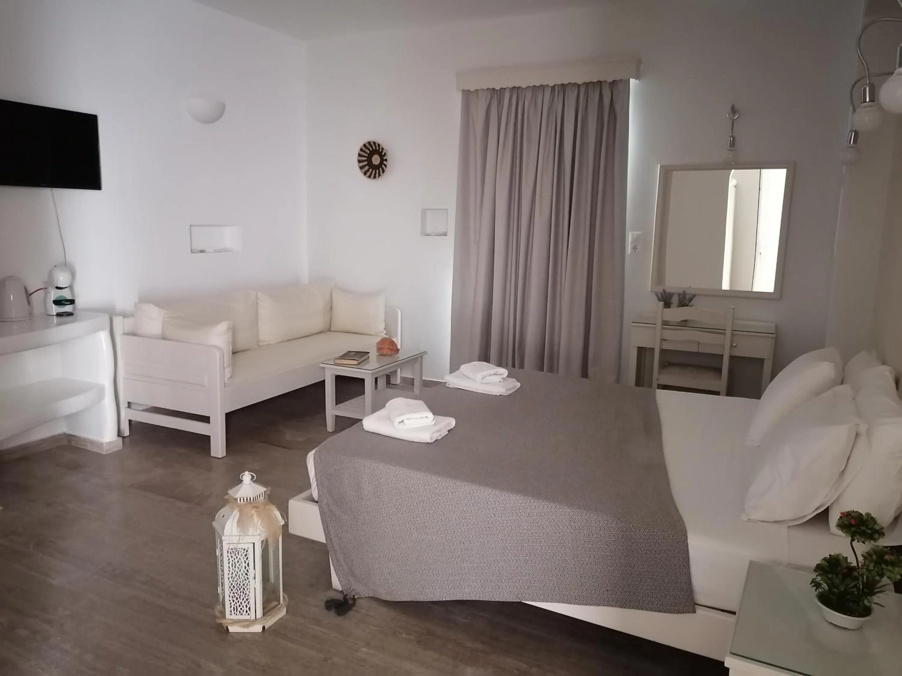 Bed in Blue Sky Summer