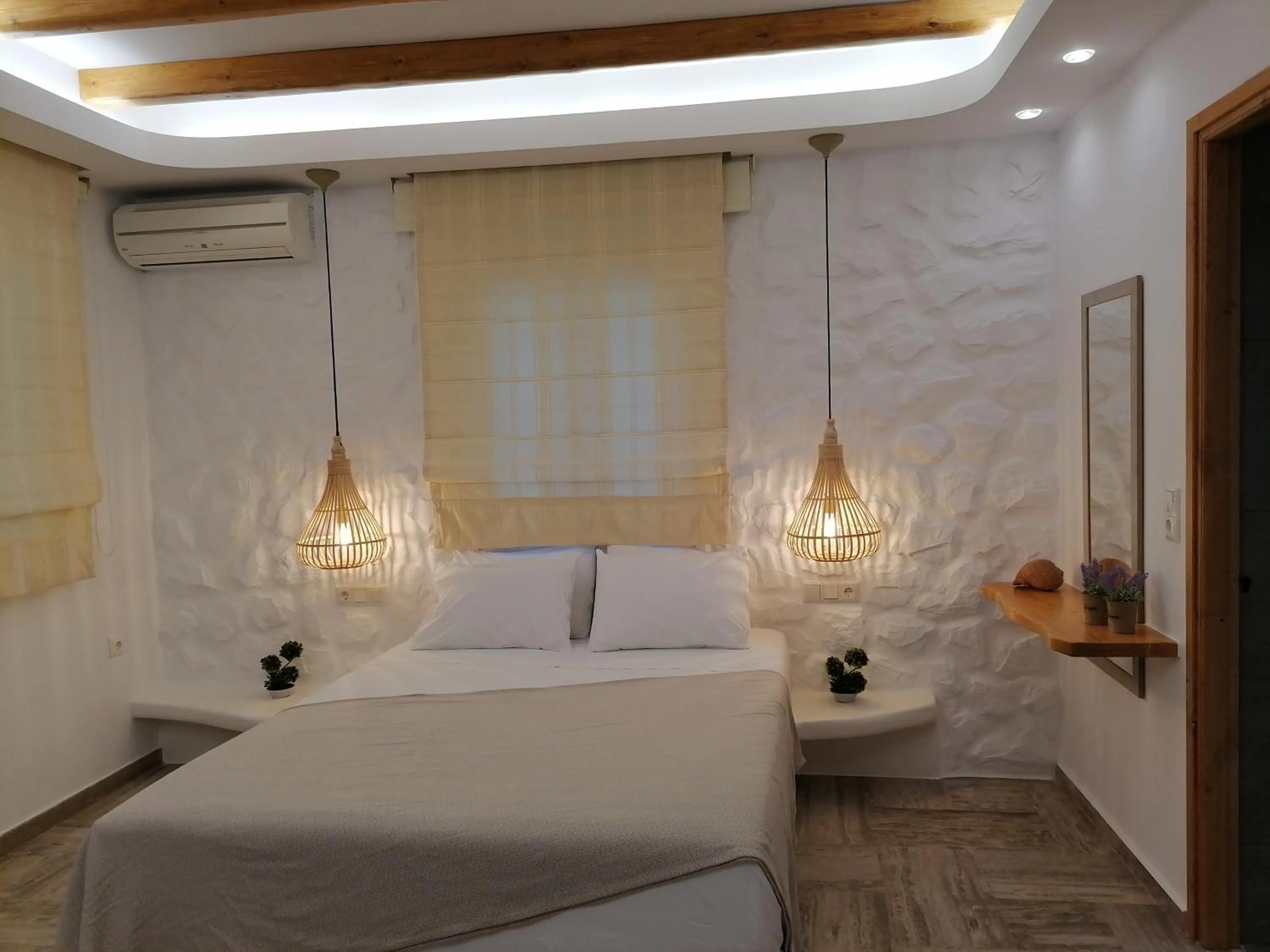 Bed in Blue Sky Summer