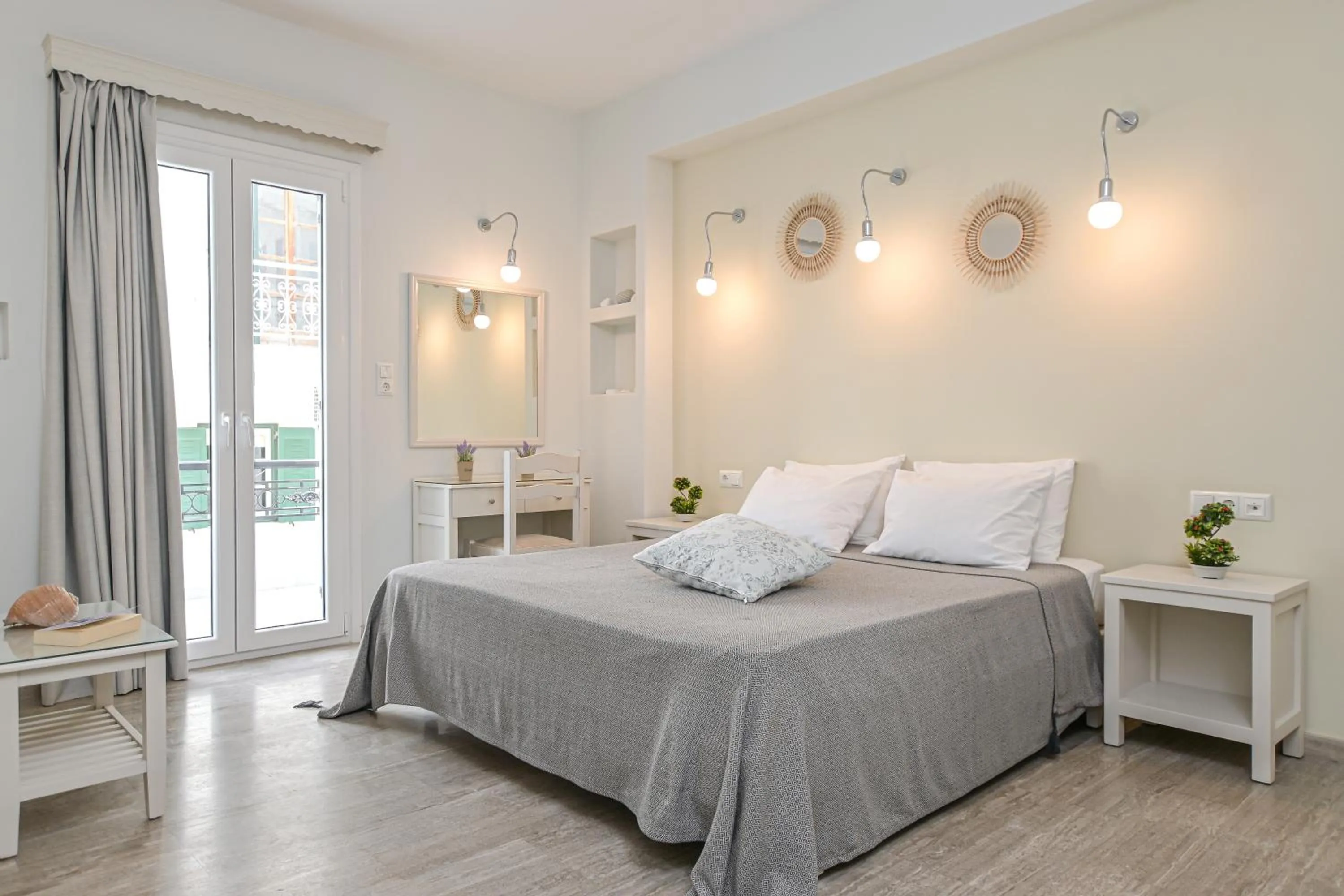 Bed in Blue Sky Summer