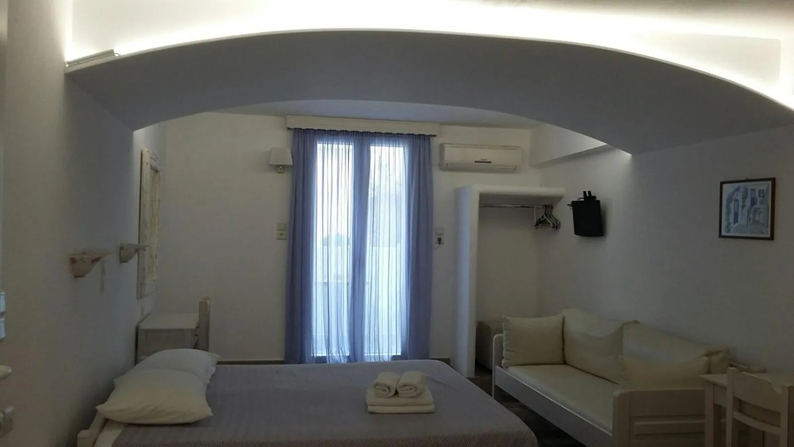 Bed in Blue Sky Summer