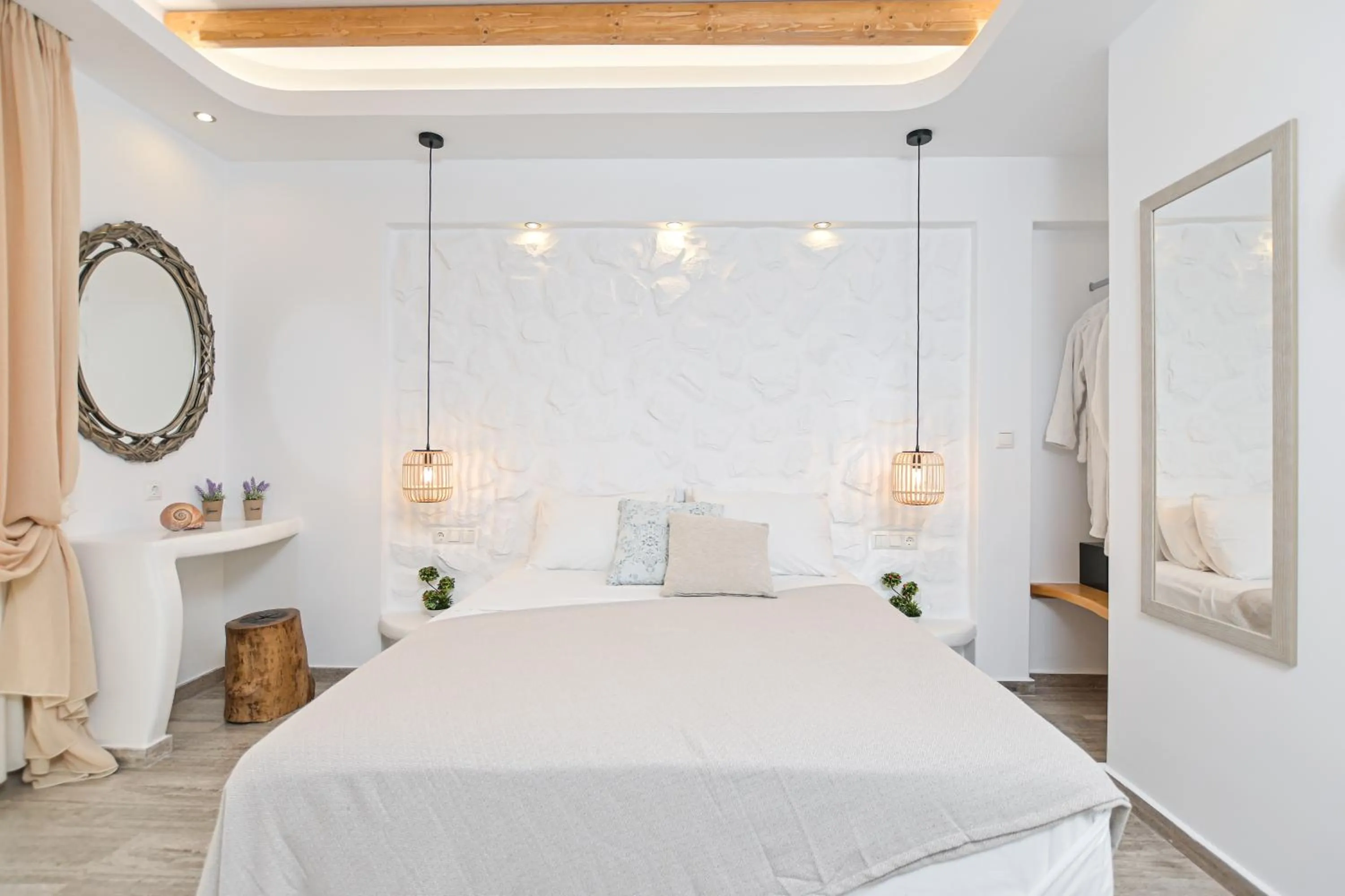 Bed in Blue Sky Summer