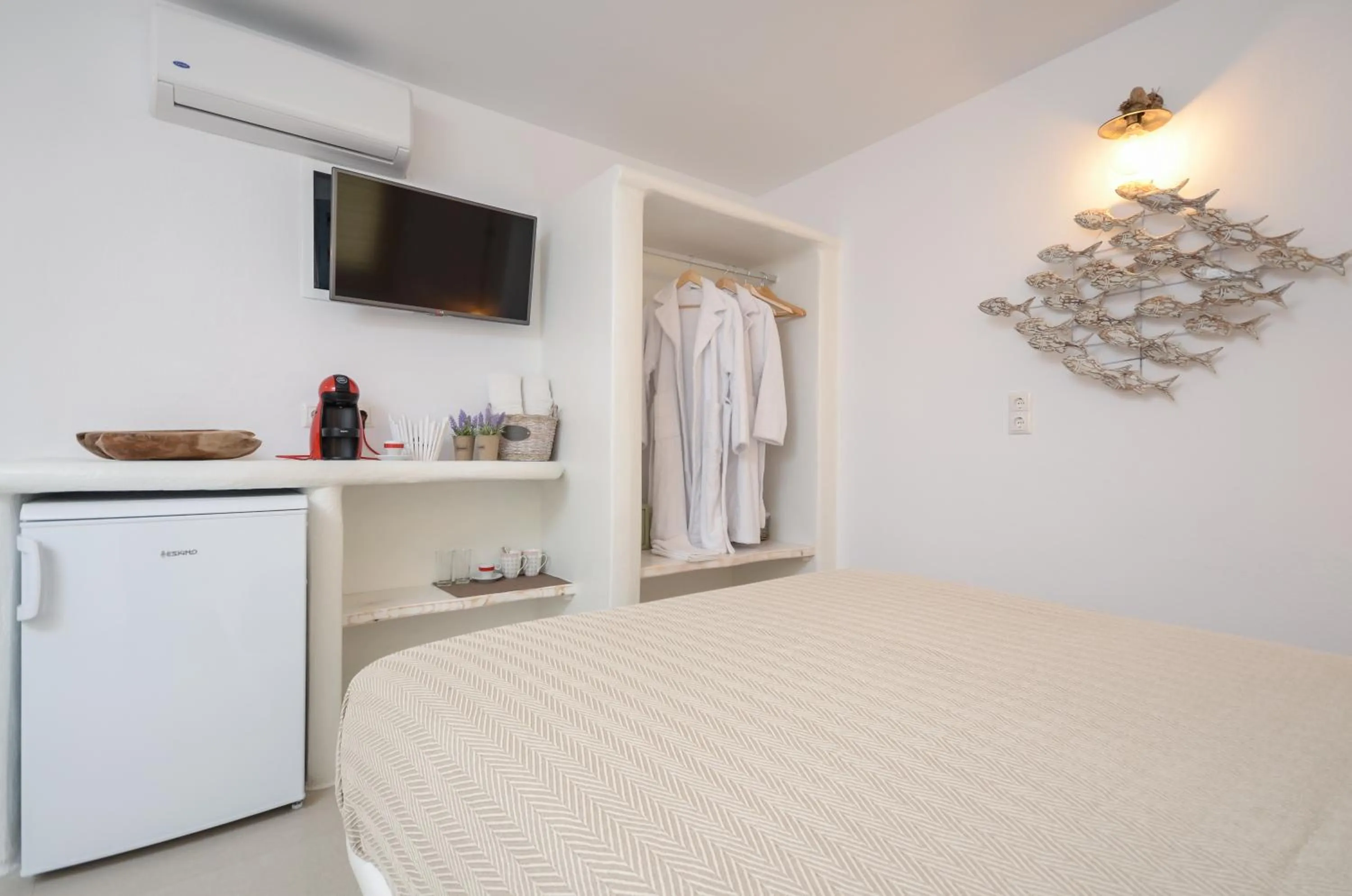 Bed in Blue Sky Summer