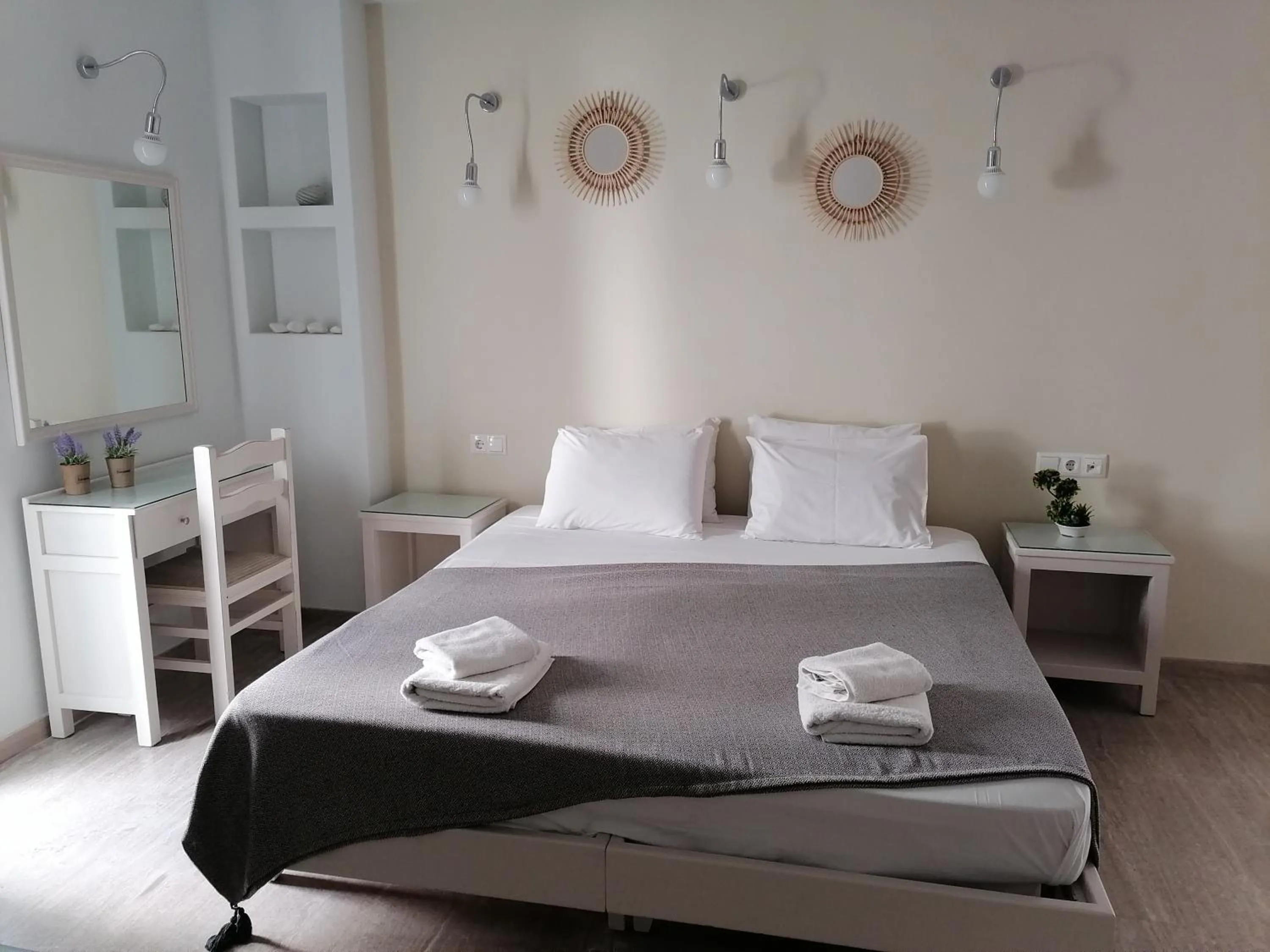 Bed in Blue Sky Summer