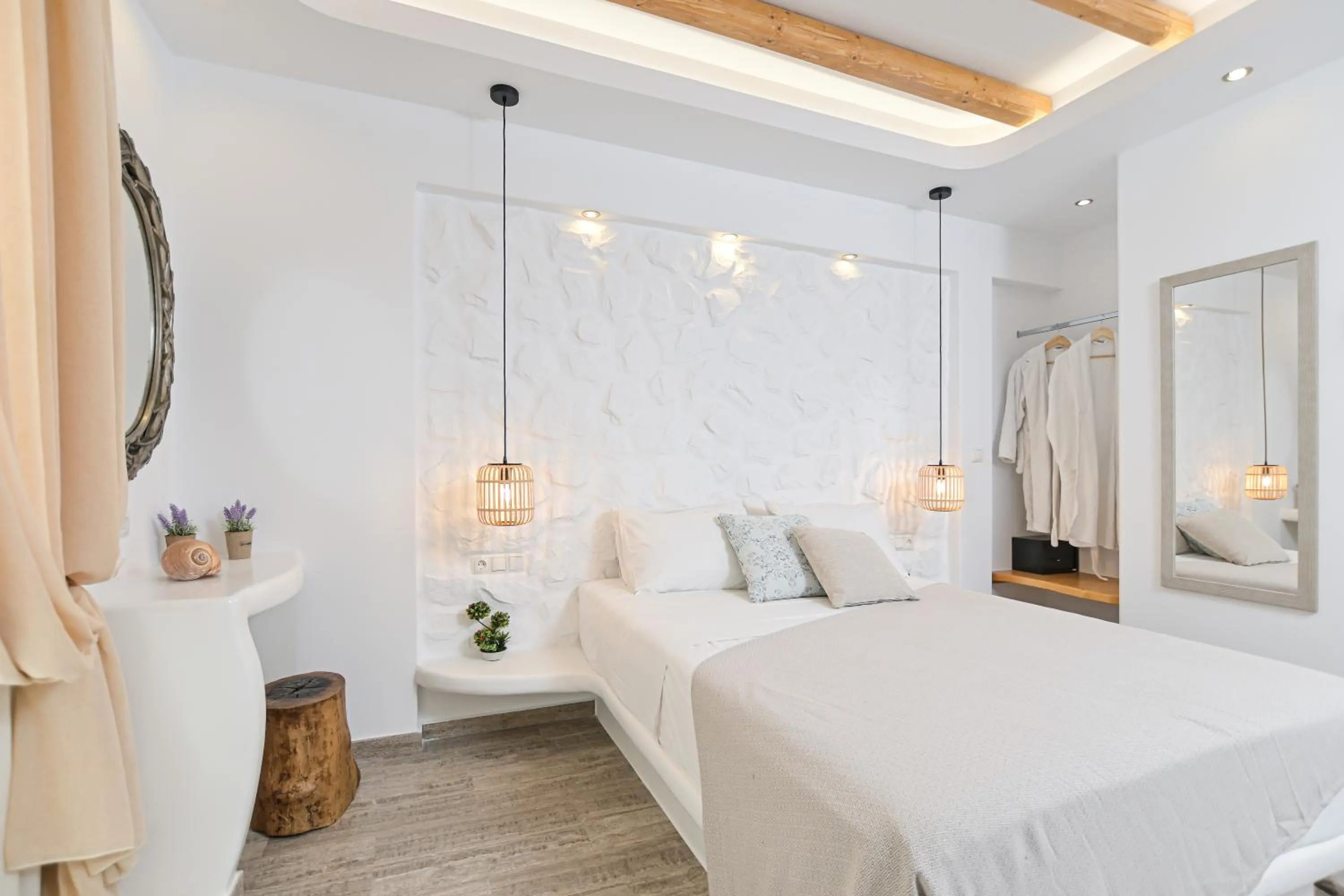 Bed in Blue Sky Summer