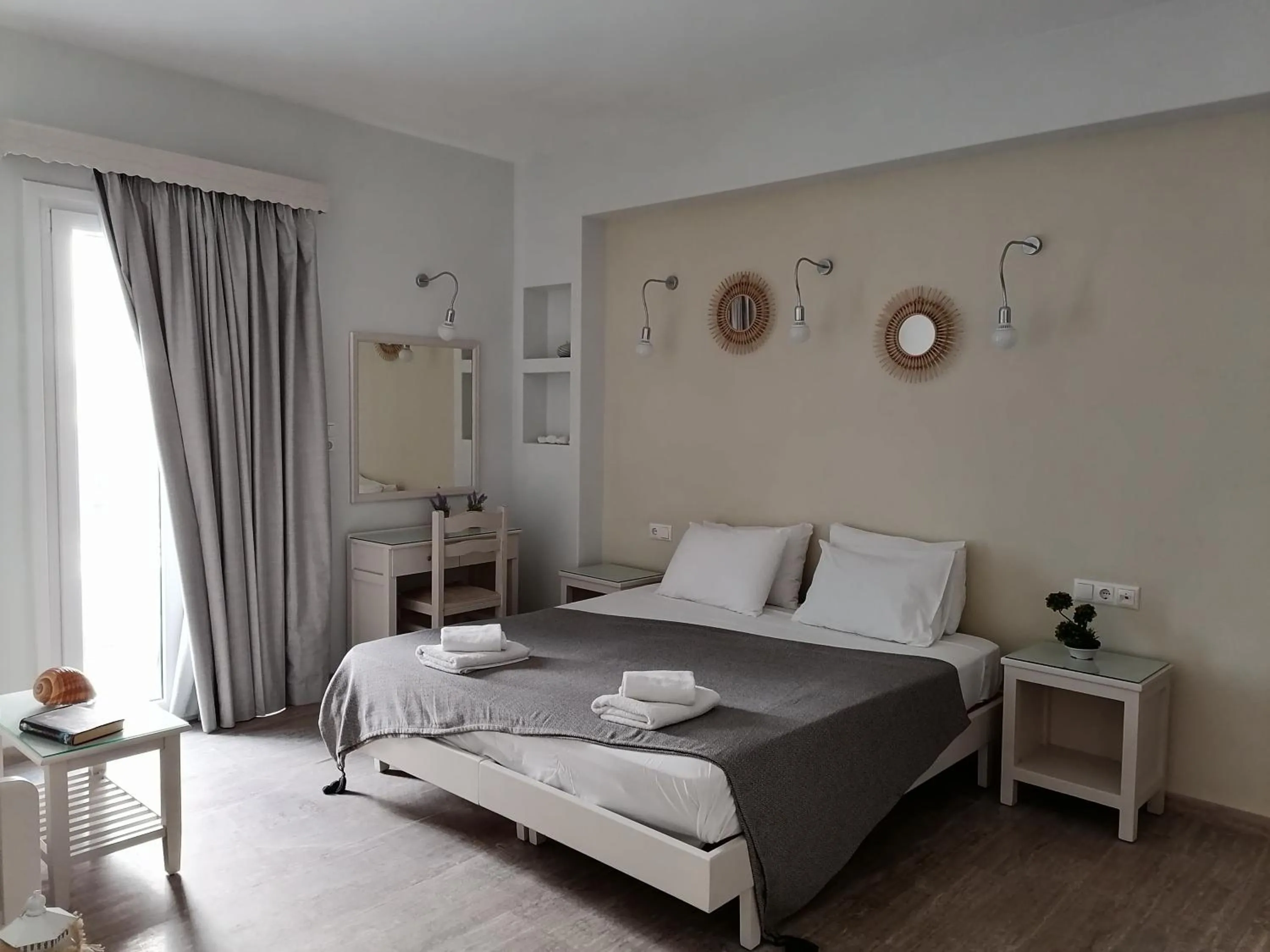 Bed in Blue Sky Summer