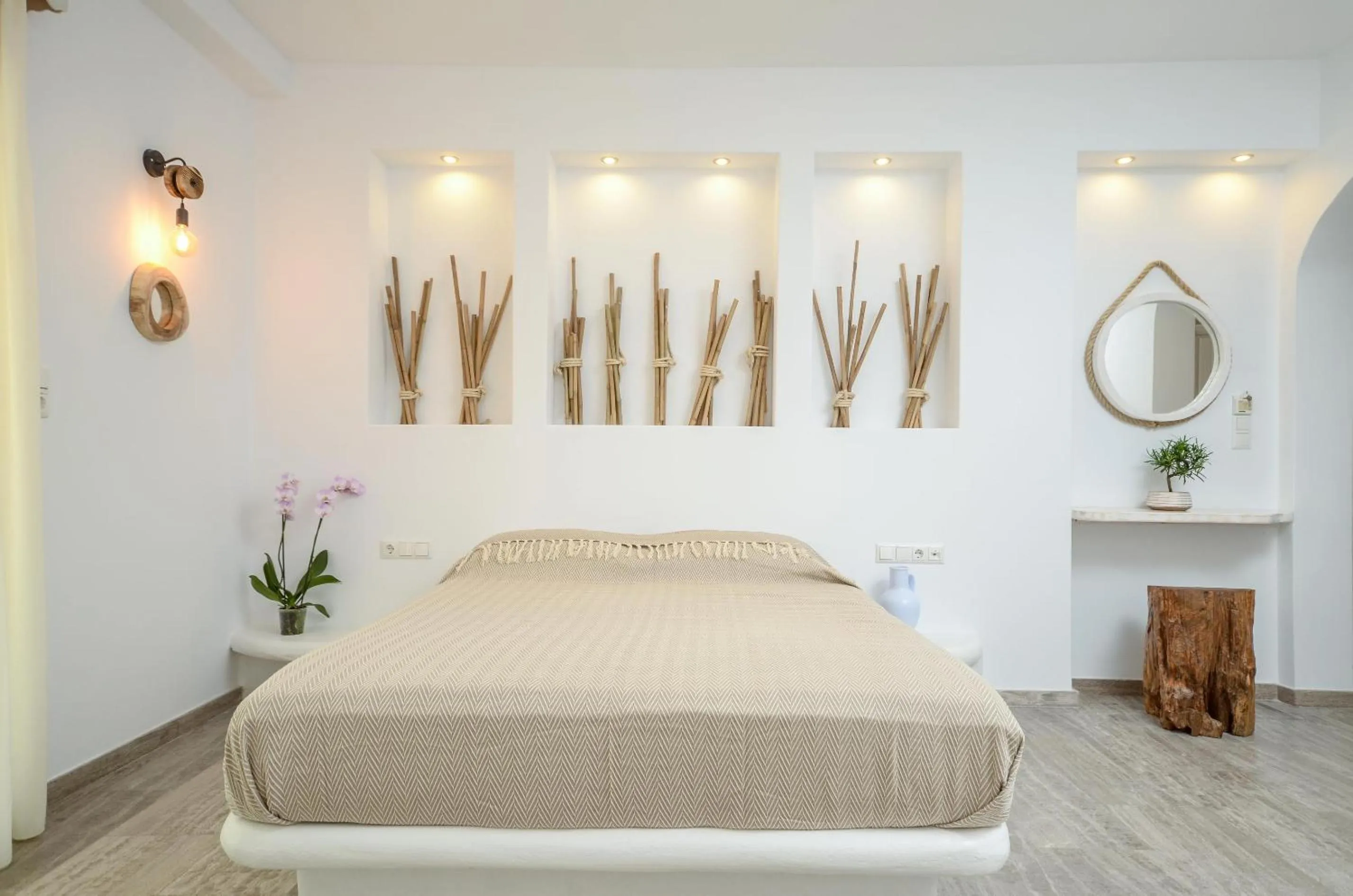 Decorative detail, Bed in Blue Sky Summer