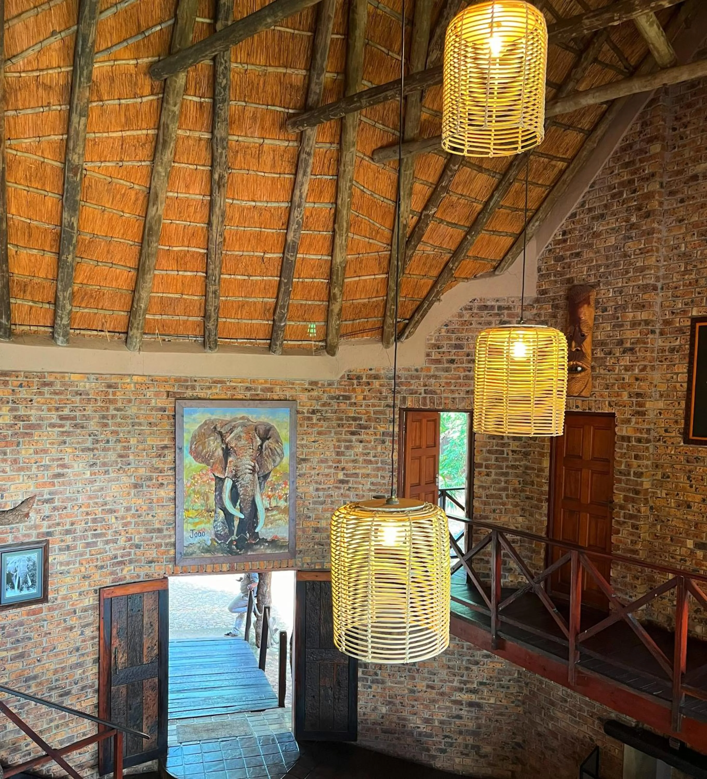 Facade/entrance in Crocodile Kruger Safari Lodge