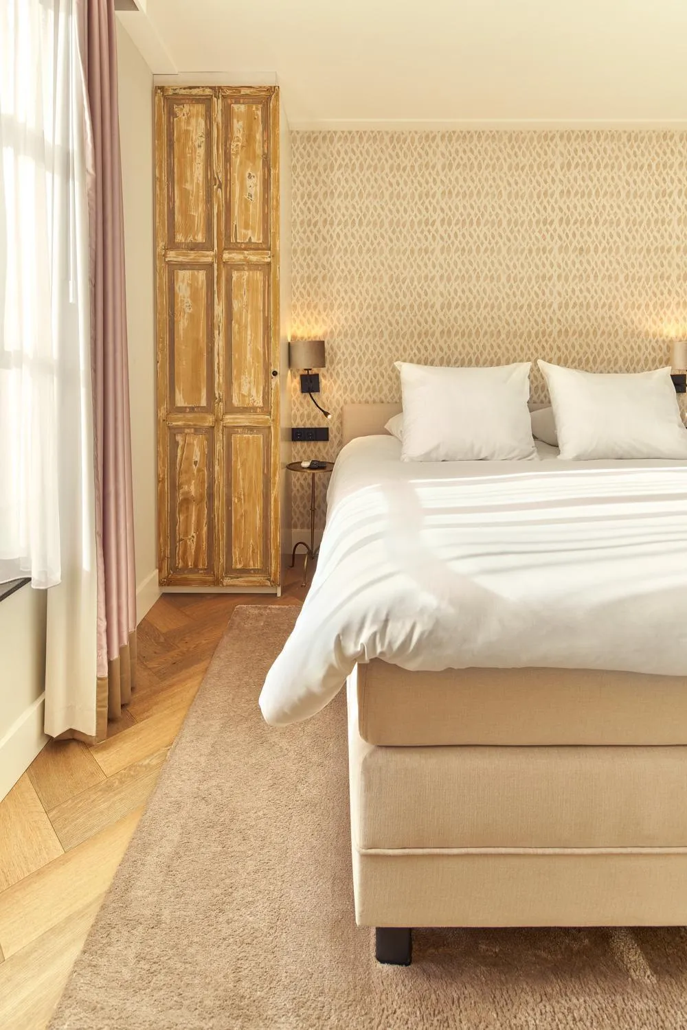 Bed in The Yard hotel Zuidkade