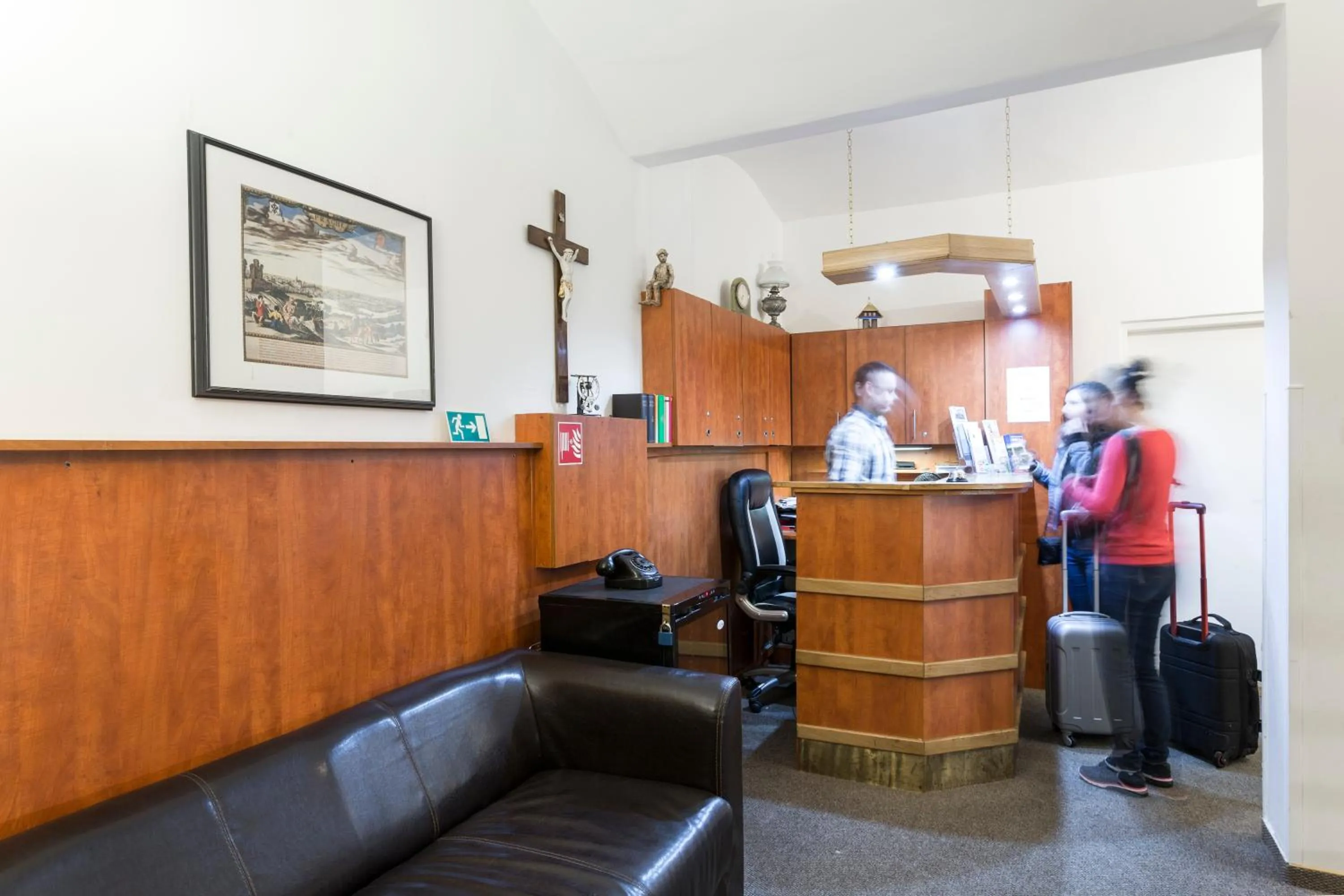 Lobby or reception in Pension Akat