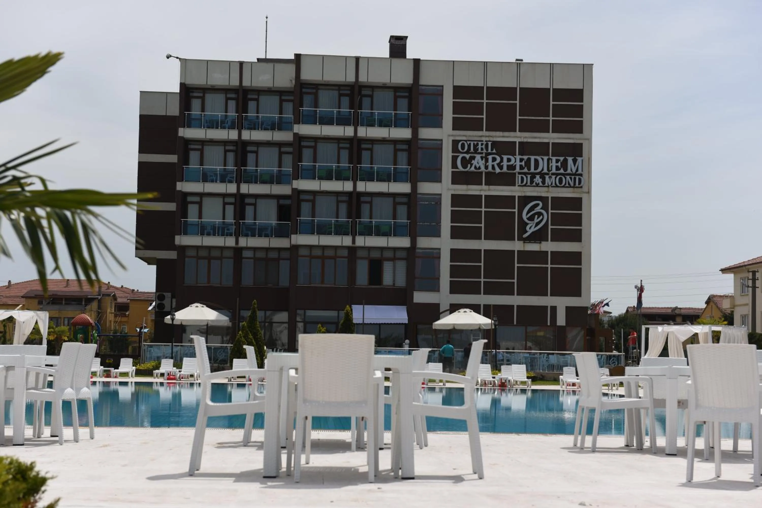 Pool view in Carpediem Diamond Hotel