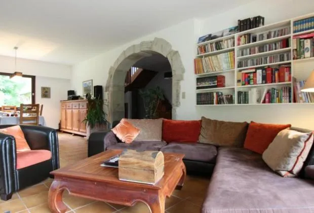 Living room in LES CHAMBRES DU GAVE D'OSSAU