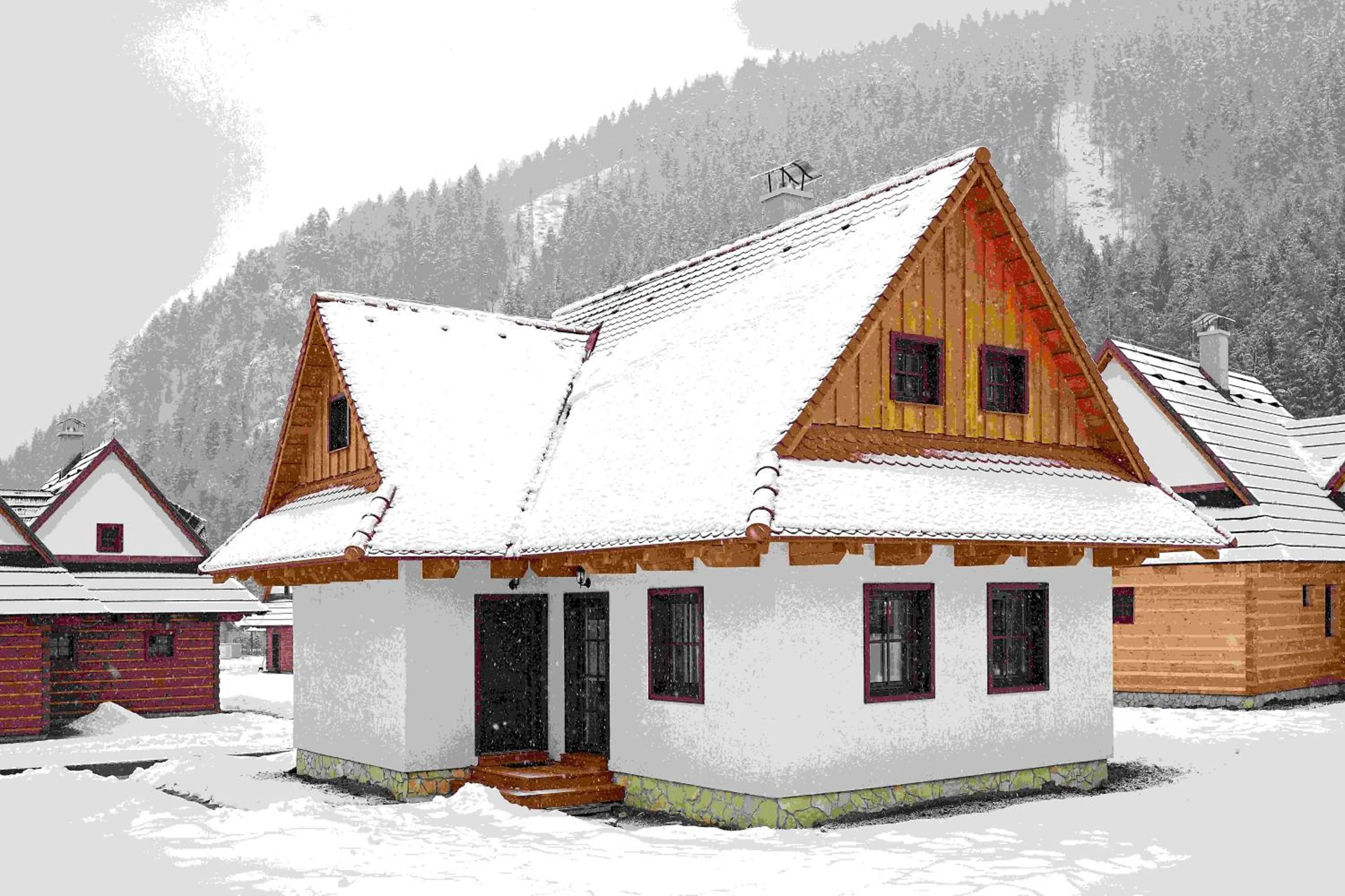 Property building in Rezort Gothal Chalupy