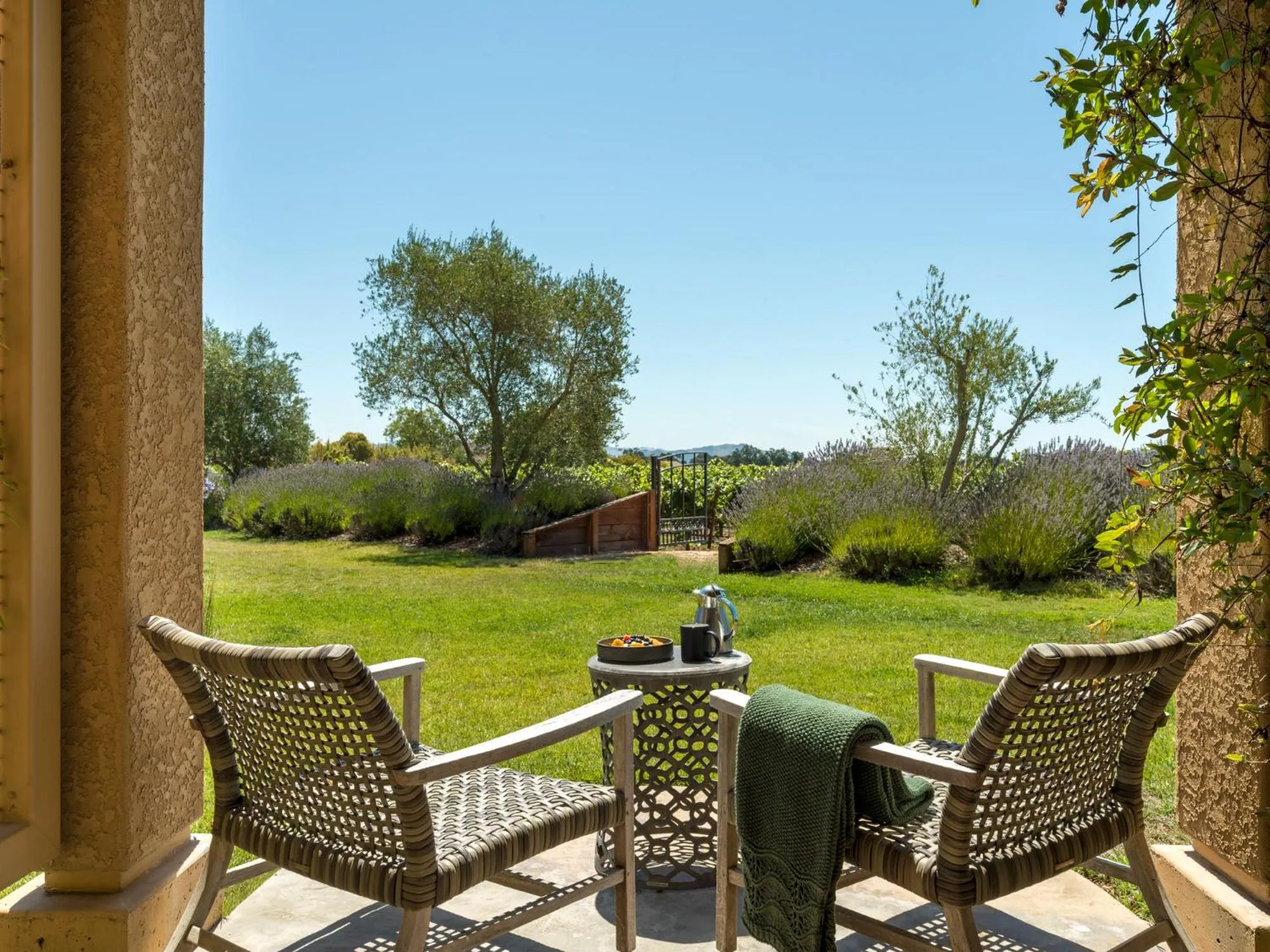 Patio in Vinarosa Resort & Spa