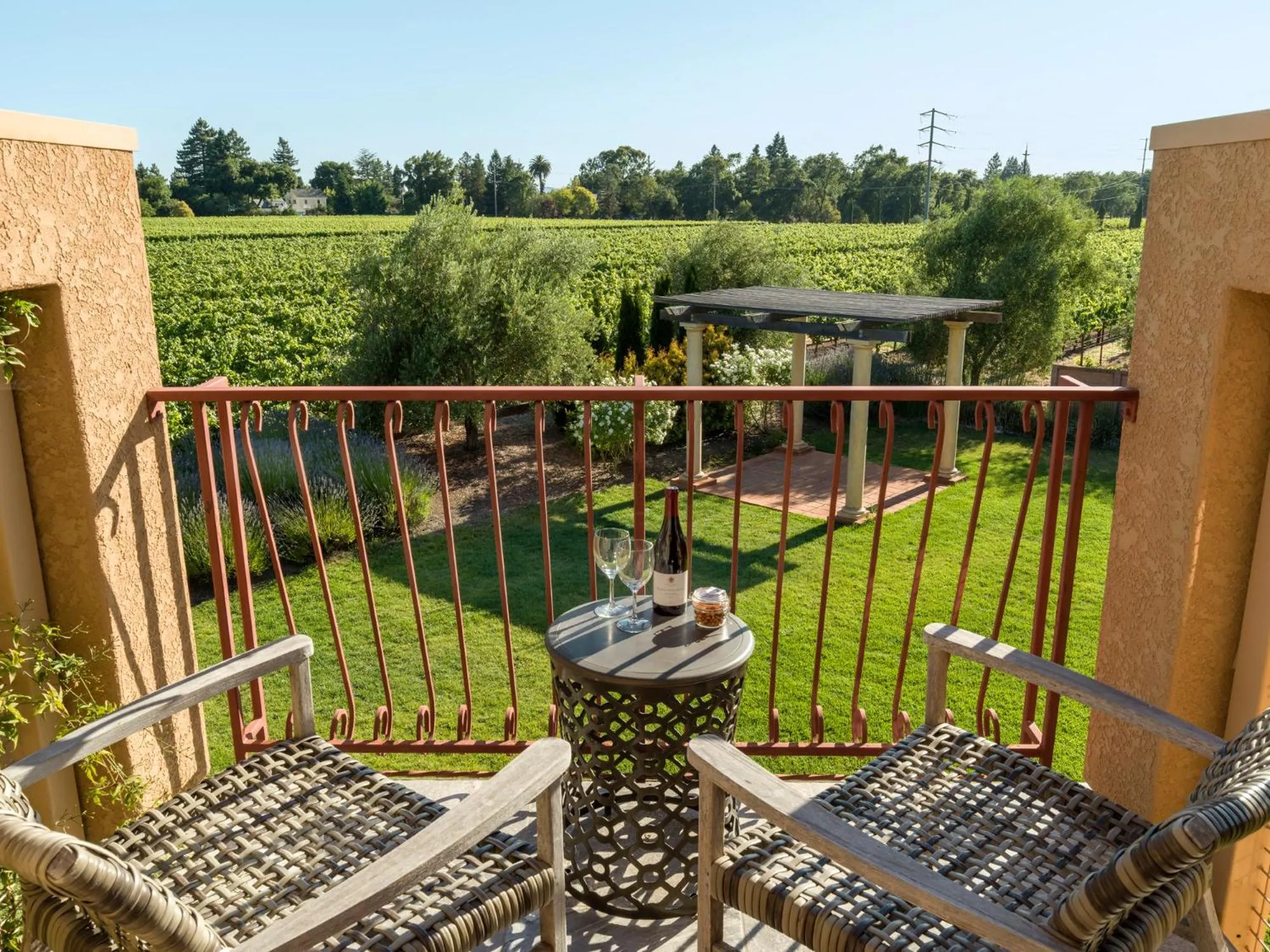 Patio in Vinarosa Resort & Spa
