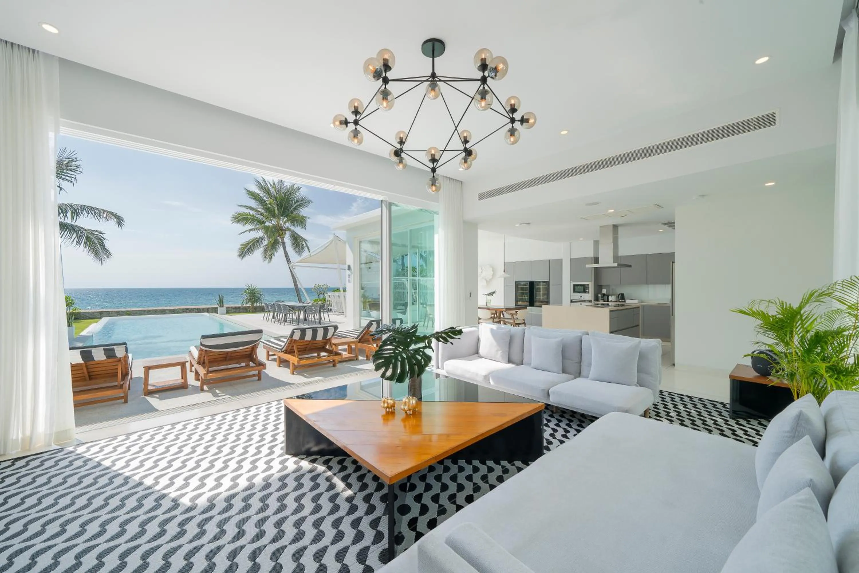 Living room in Coastal Escape Natai Beach