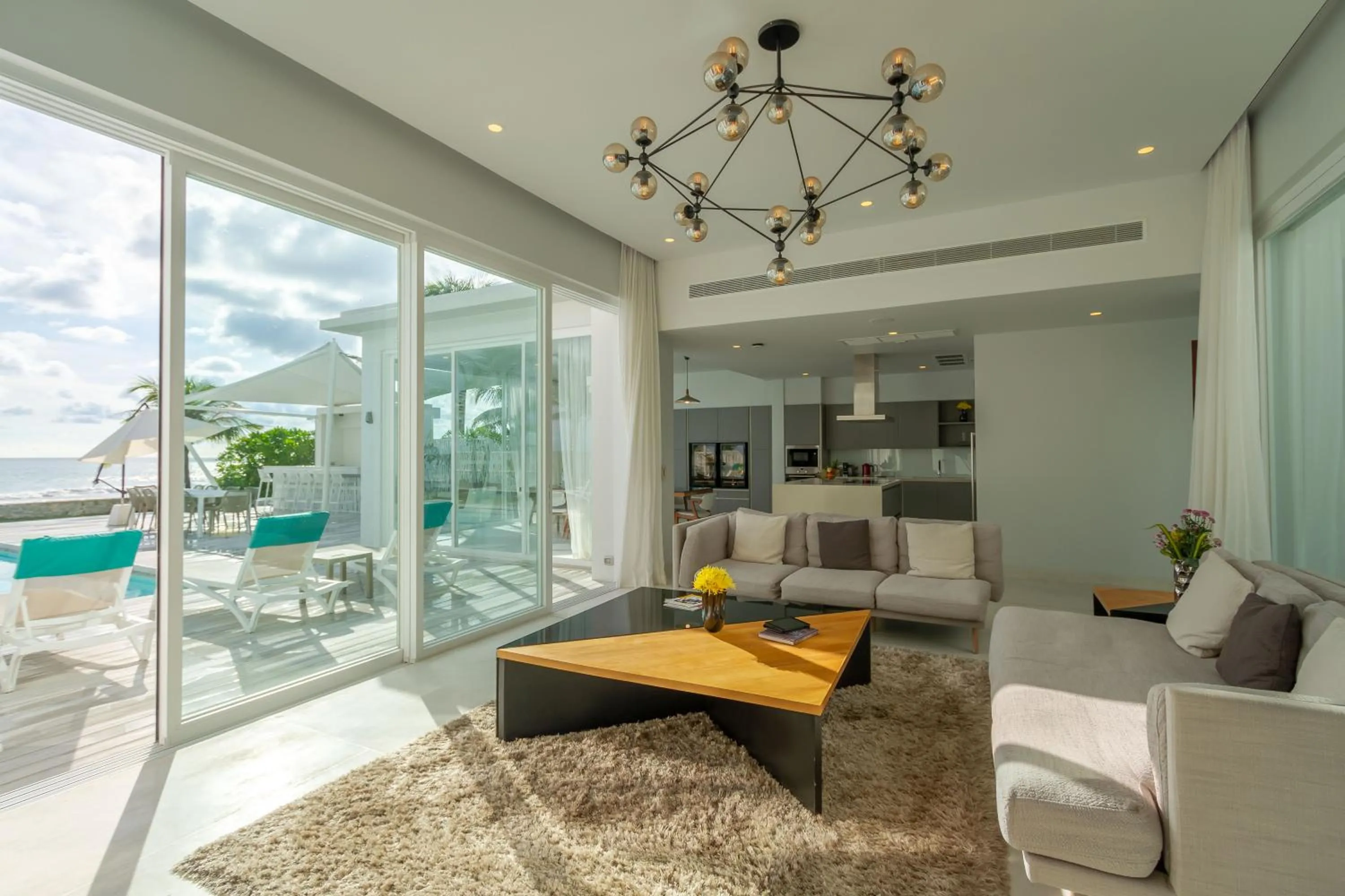 Living room in Coastal Escape Natai