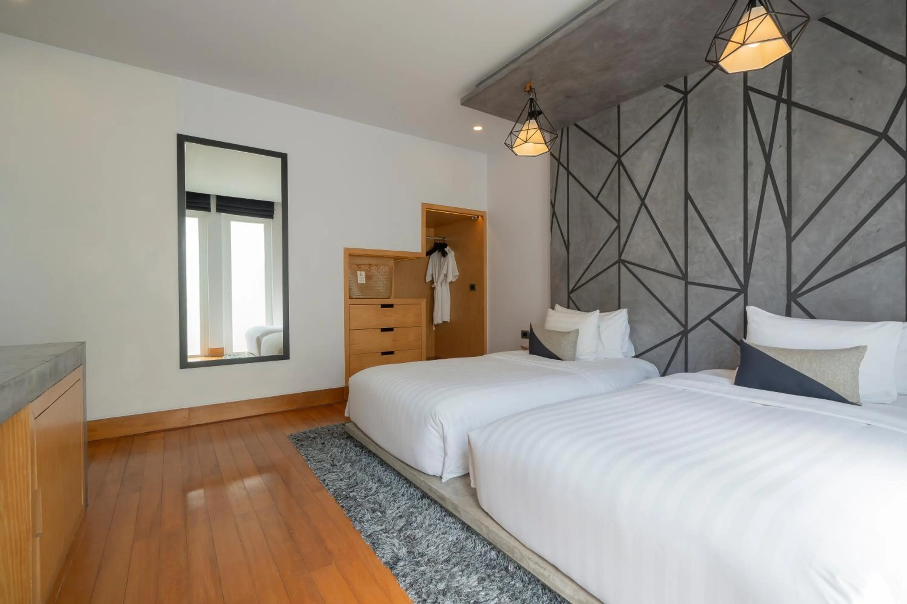 Bed in Coastal Escape Natai Beach