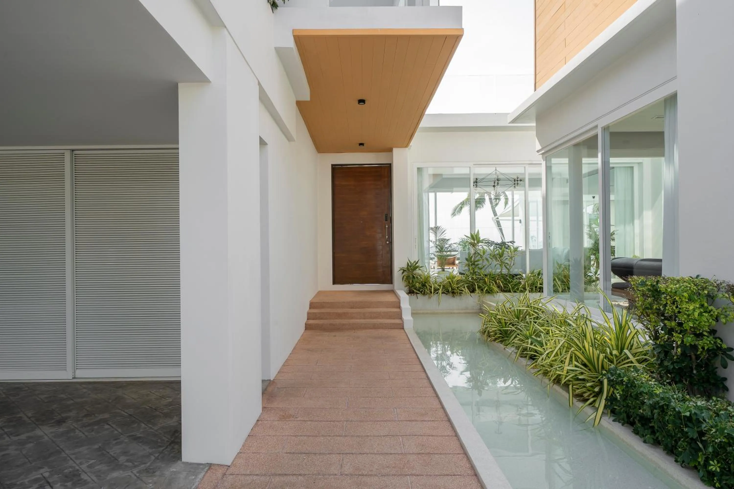 Garden view in Coastal Escape Natai Beach