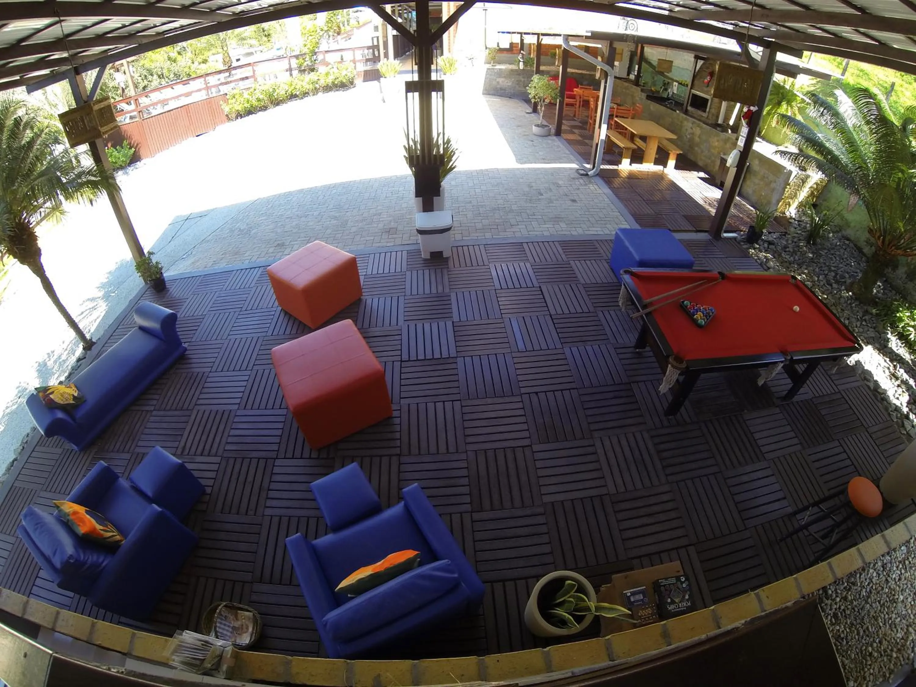 Living room in Pousada Magnus