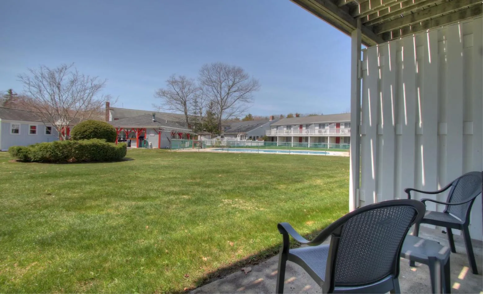 Patio in Rhumb Line Resort