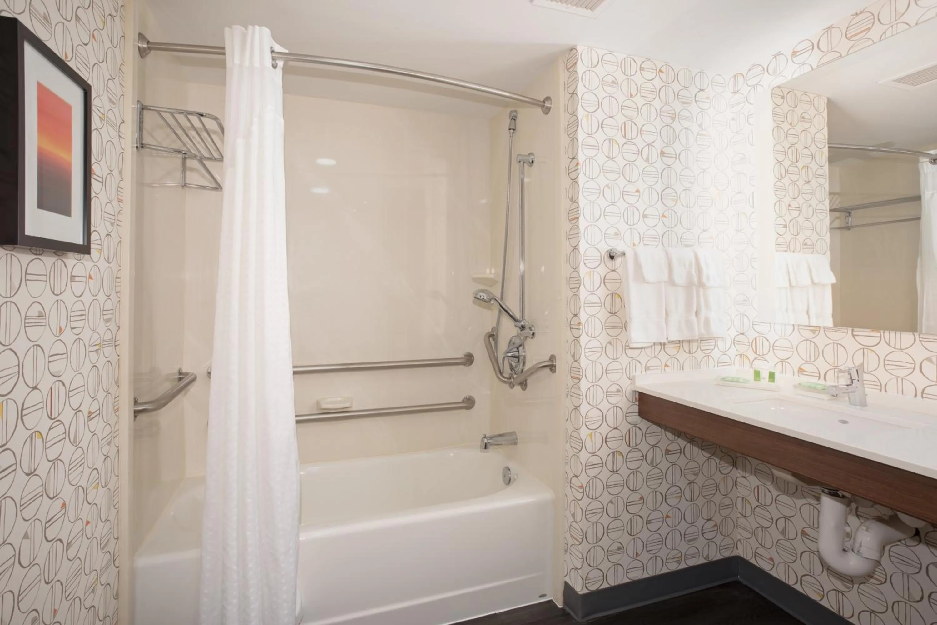 Shower in Holiday Inn Winchester Southeast-Historic Gateway by IHG