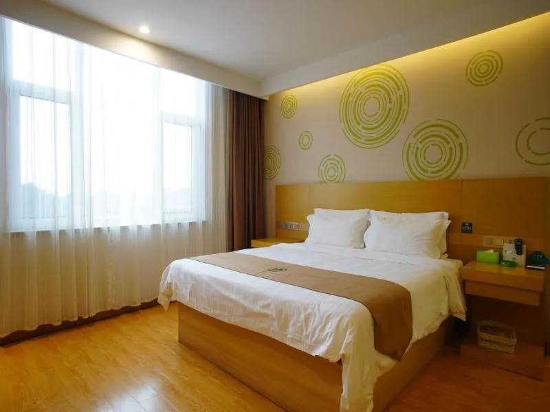 Bed in GreenTree Inn Xingtai Renze District People Street Business Hotel