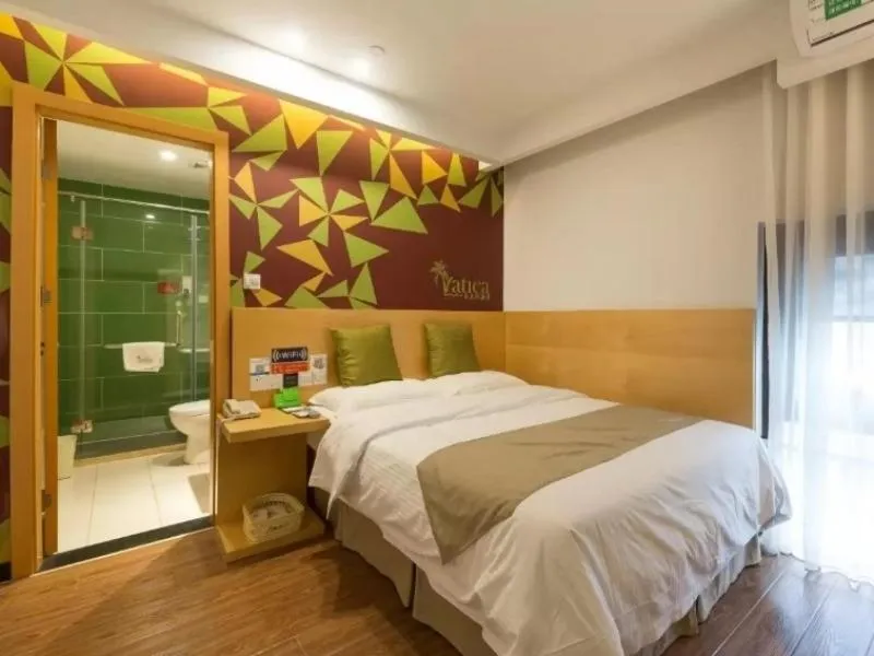 Bed in Vatica Xuzhou High Speed Railway Station Hotel