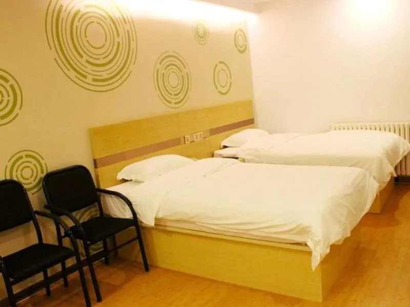 Bed in GreenTree Inn Yantai Zhifu District East Zhifu Road Hotel