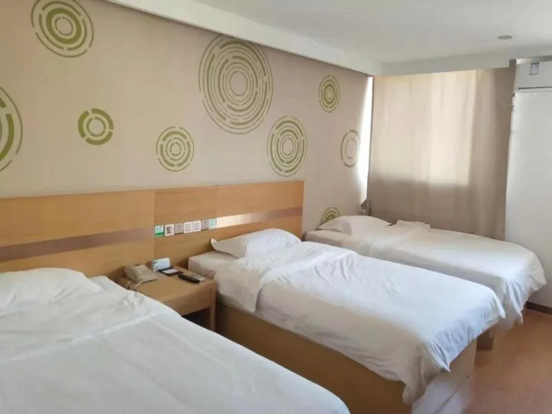 Bed in GreenTree Inn Yantai Zhifu District East Zhifu Road Hotel