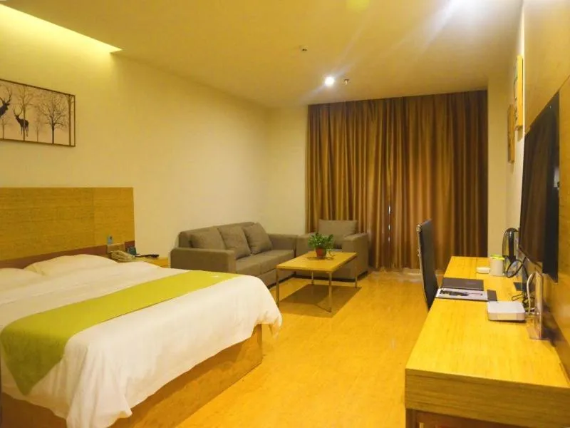Bed in GreenTree Alliance Liaocheng Dongchangfu District Chenkou Road Liaocheng University Hotel