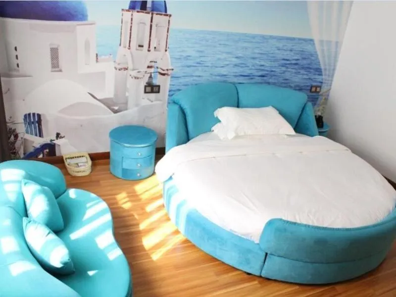 Bed in GreenTree Inn Yangzhou Jiangdu Shaobo Town Huaihai Road Express Hotel