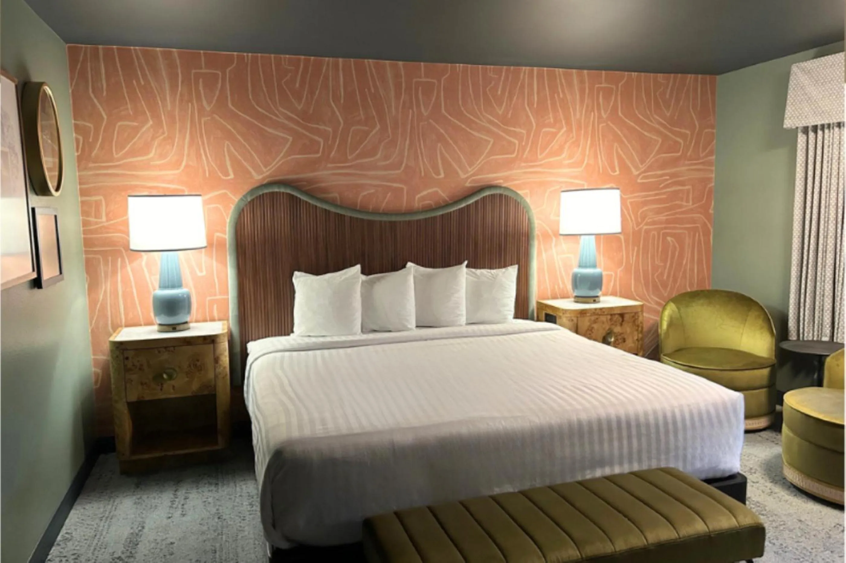 Bed in Marcus Whitman Hotel