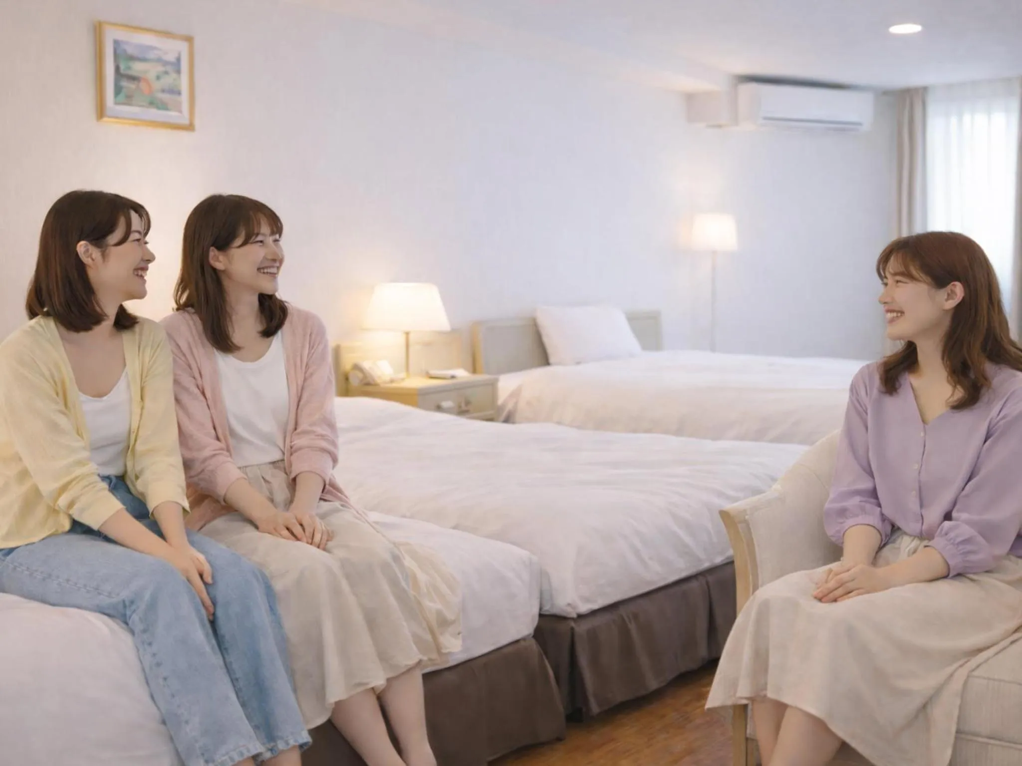 People, Bed in Hotel New Century