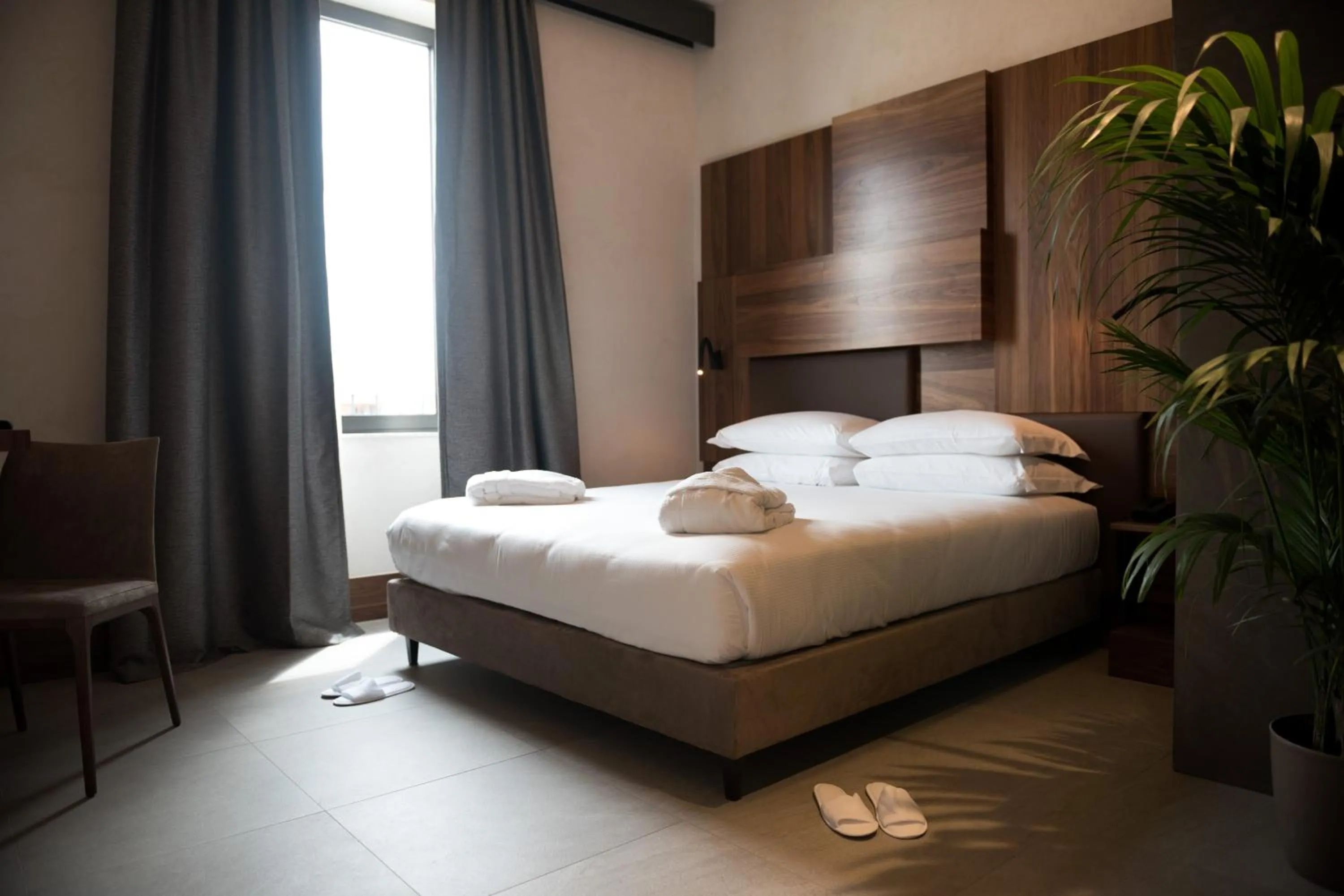 Bed in Gasometer Urban Suites