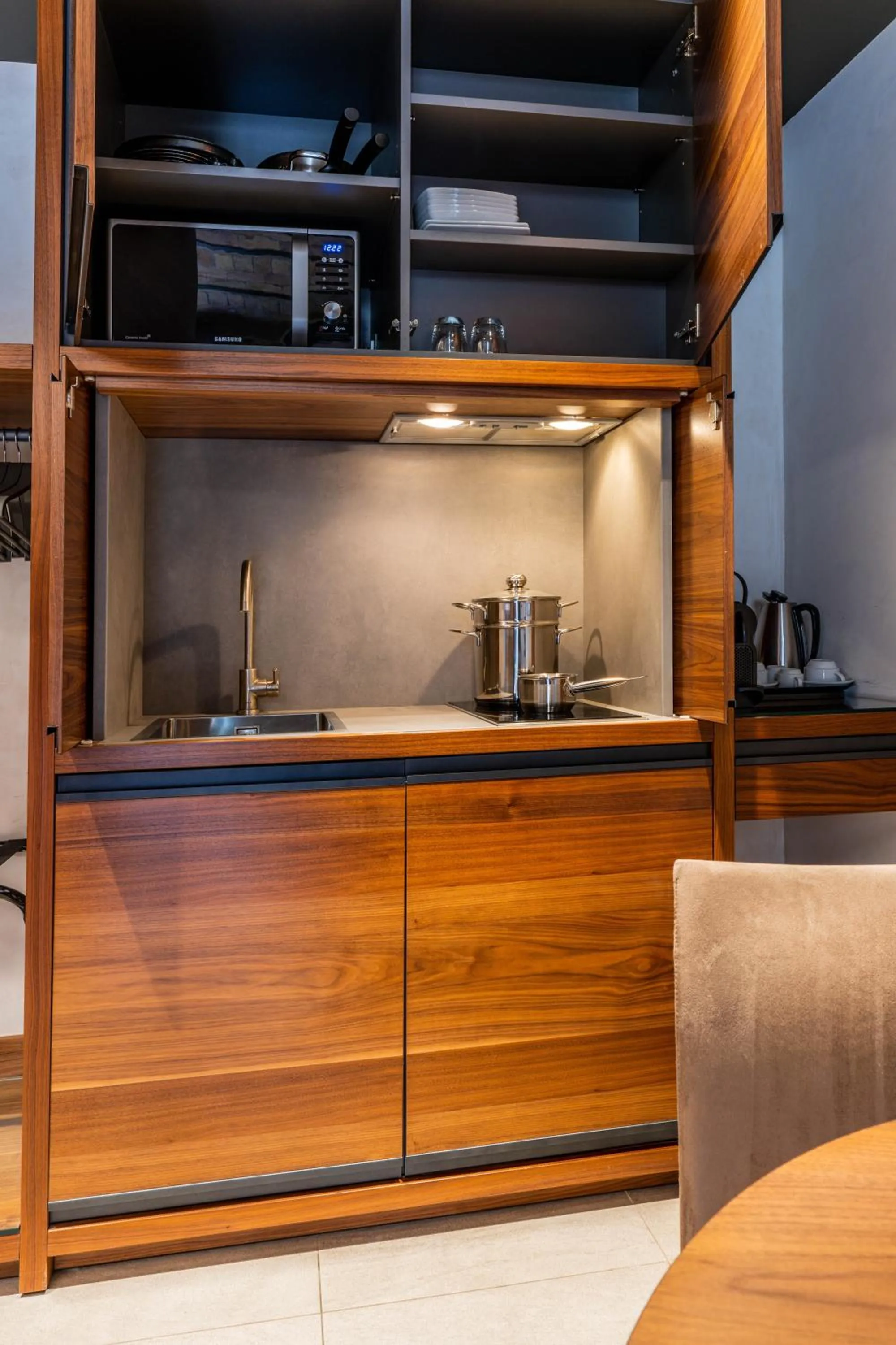minibar in Gasometer Urban Suites