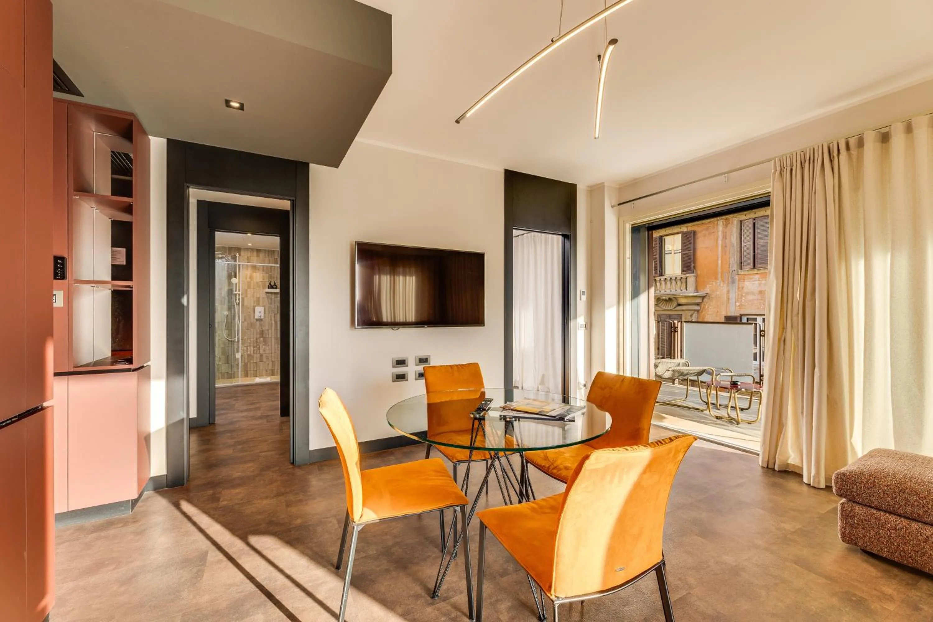 Living room in Gasometer Urban Suites