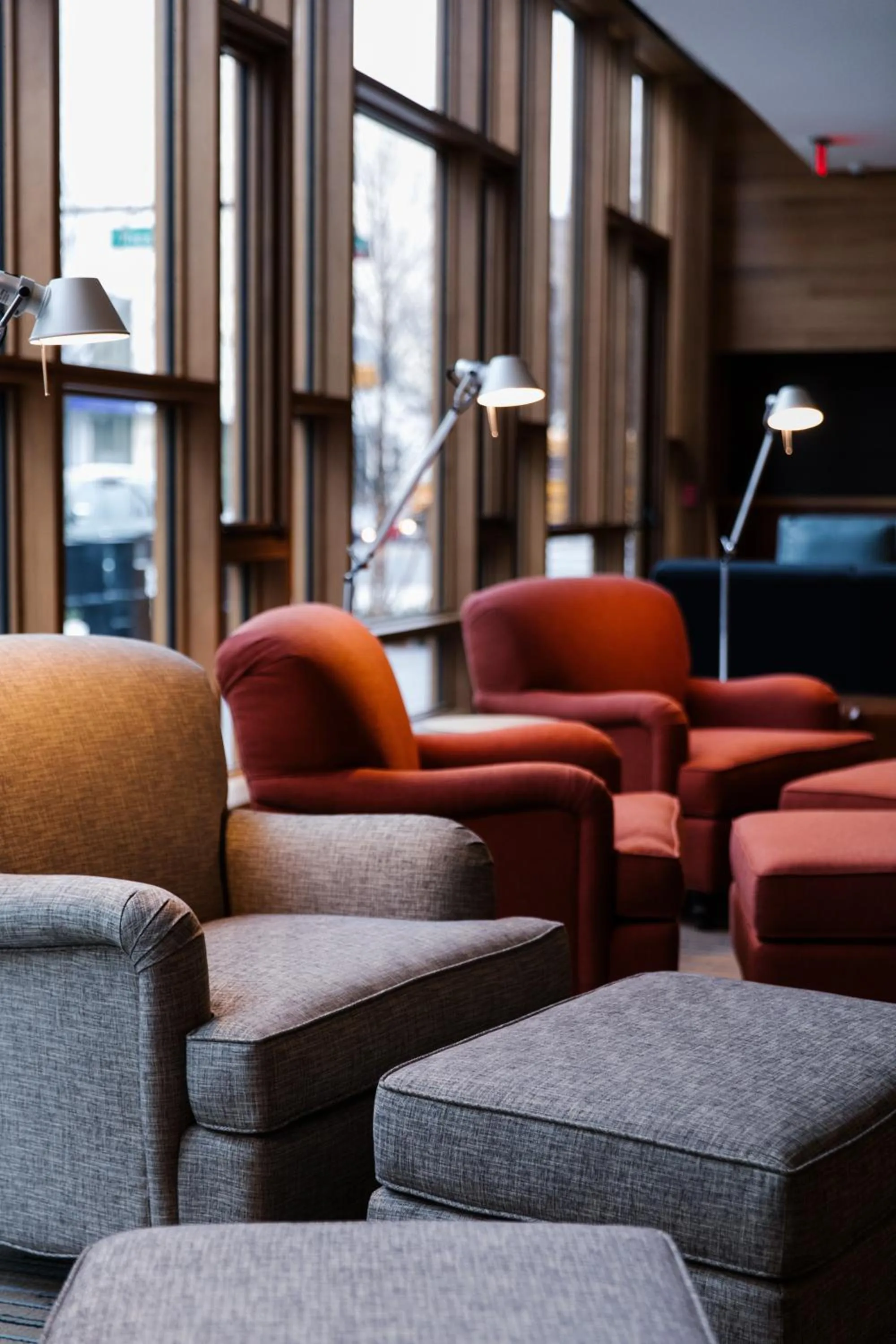 Living room in The Study at University City, Study Hotels